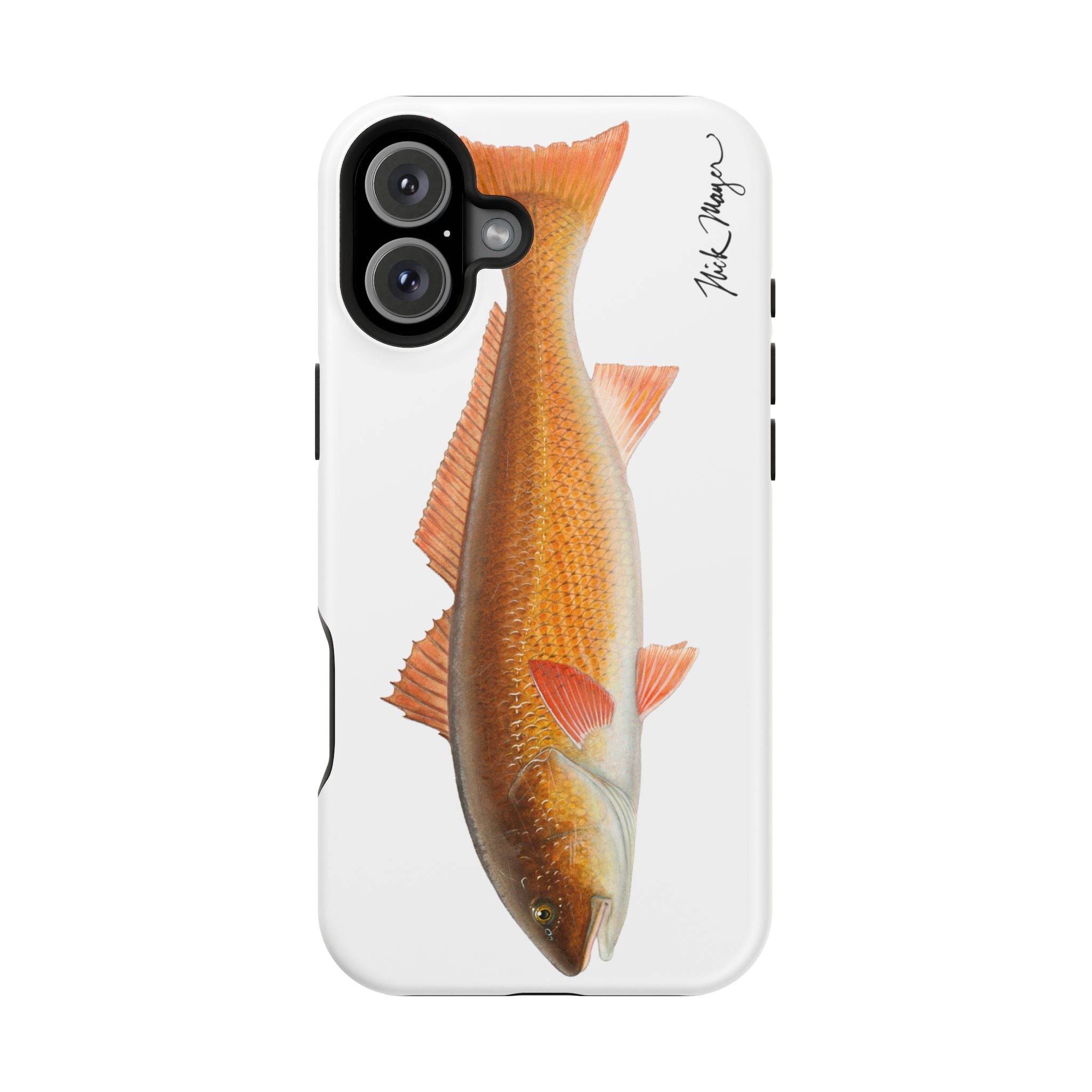 Redfish MagSafe White iPhone Case