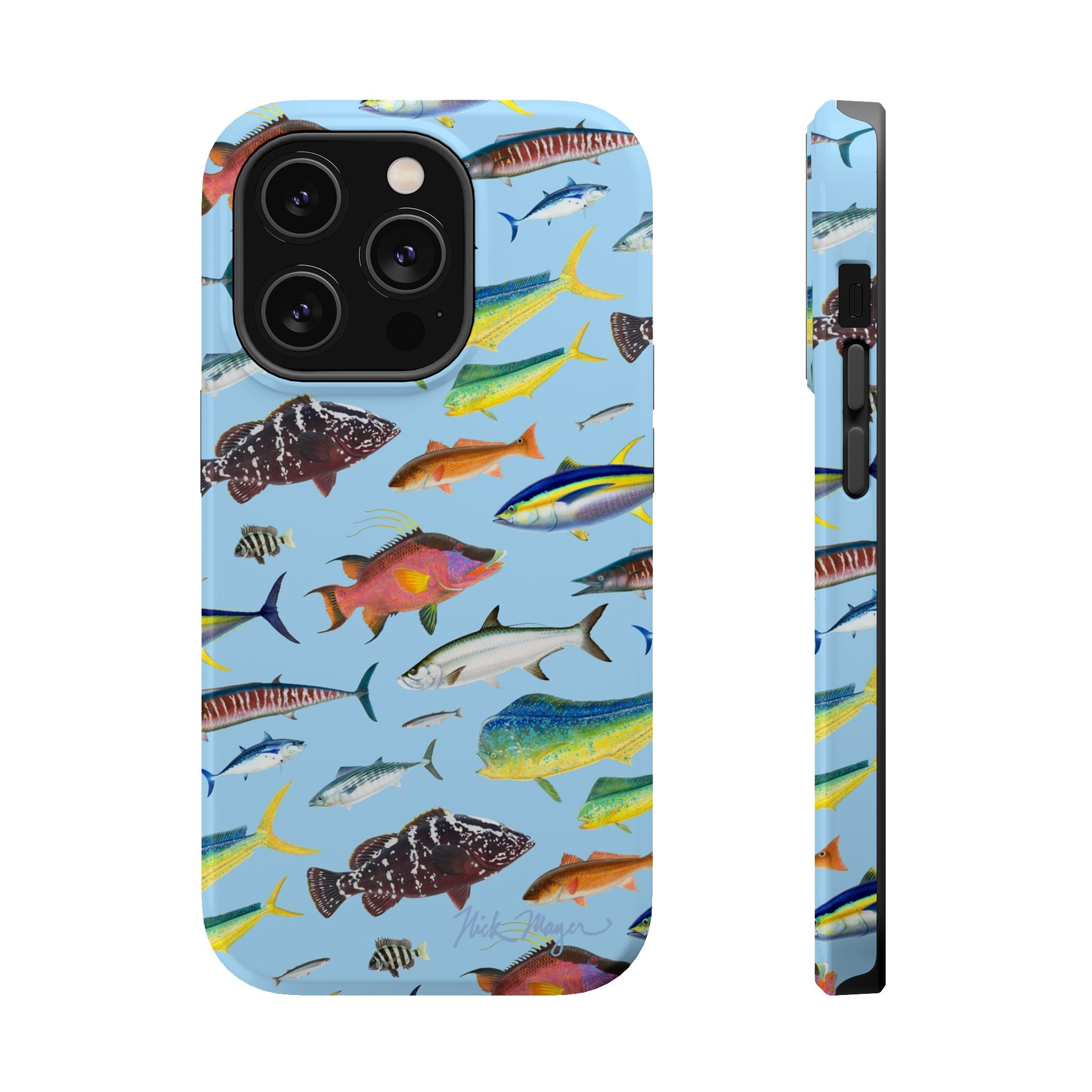 Southern Offshore Fish Blue MagSafe iPhone Case