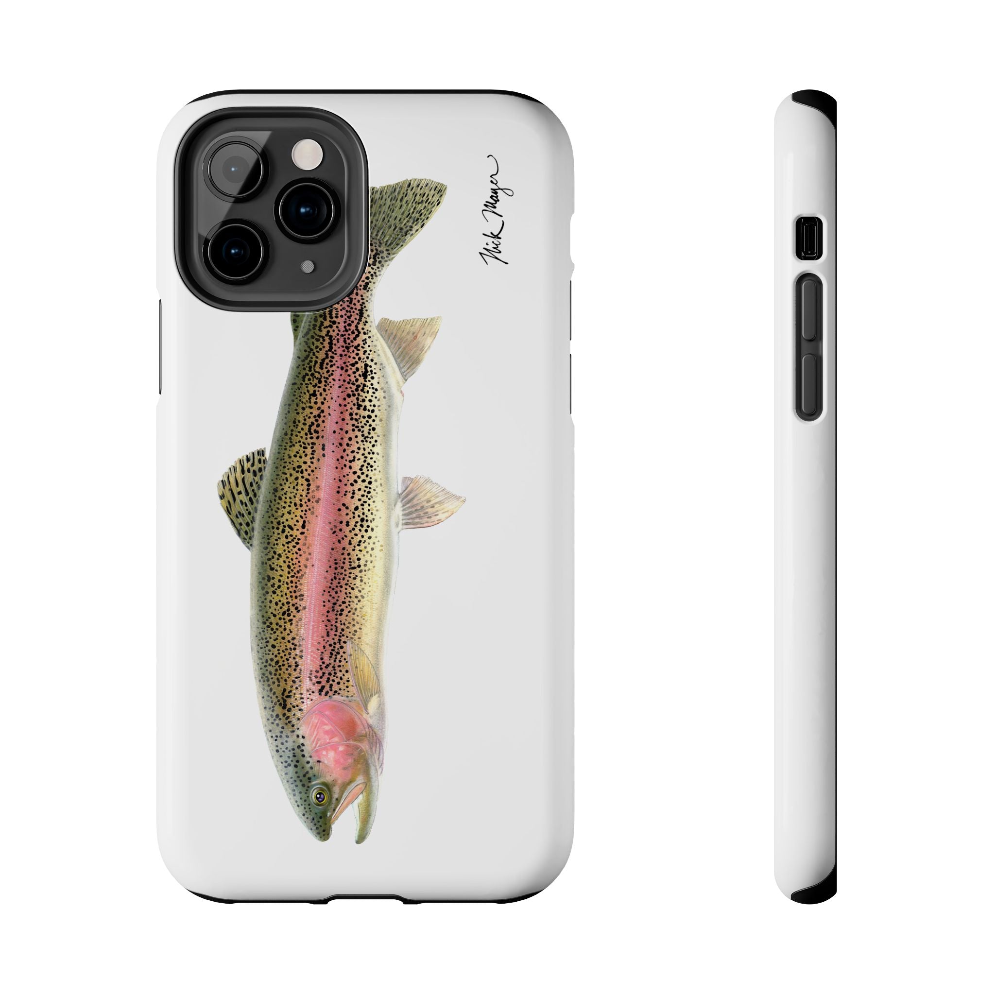 Rainbow Trout White Phone Case (iPhone)