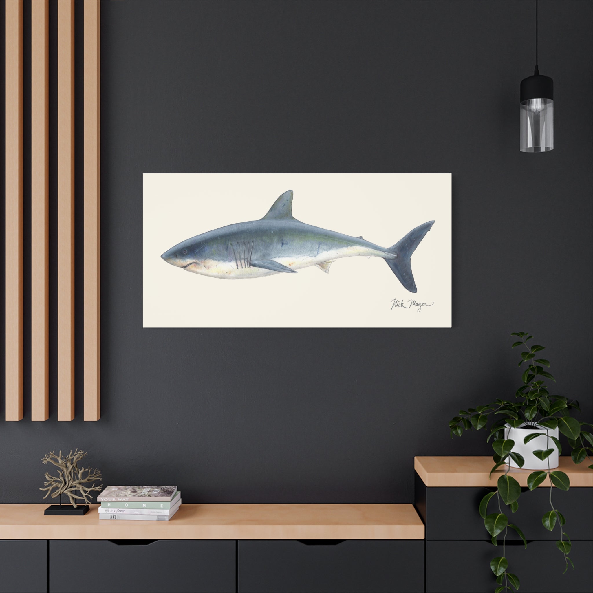 Great White Shark Canvas Print