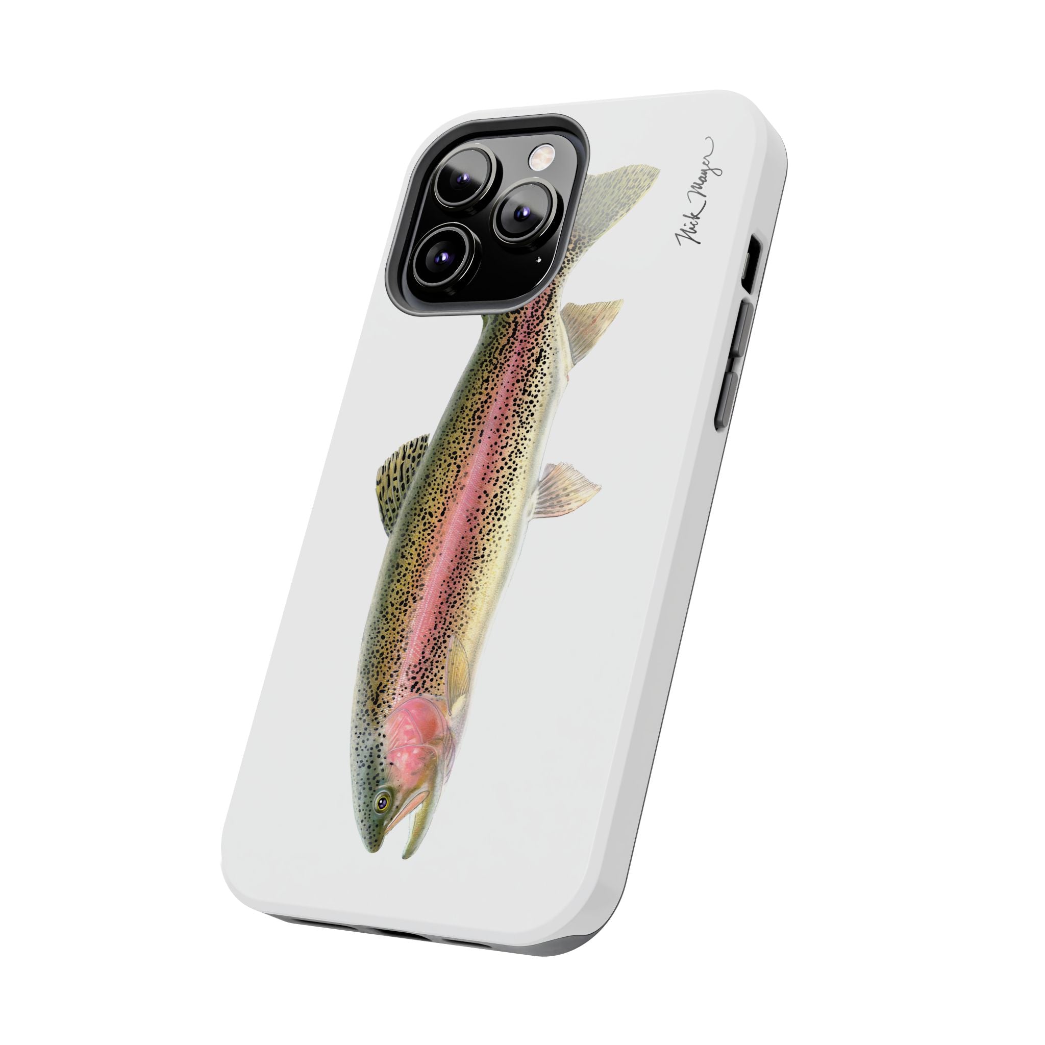 Rainbow Trout White Phone Case (iPhone)