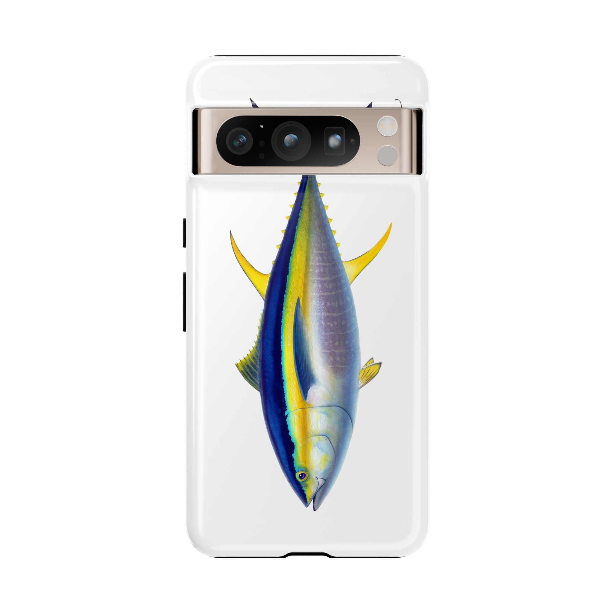 Yellowfin Tuna White Phone Case (Samsung) Printify