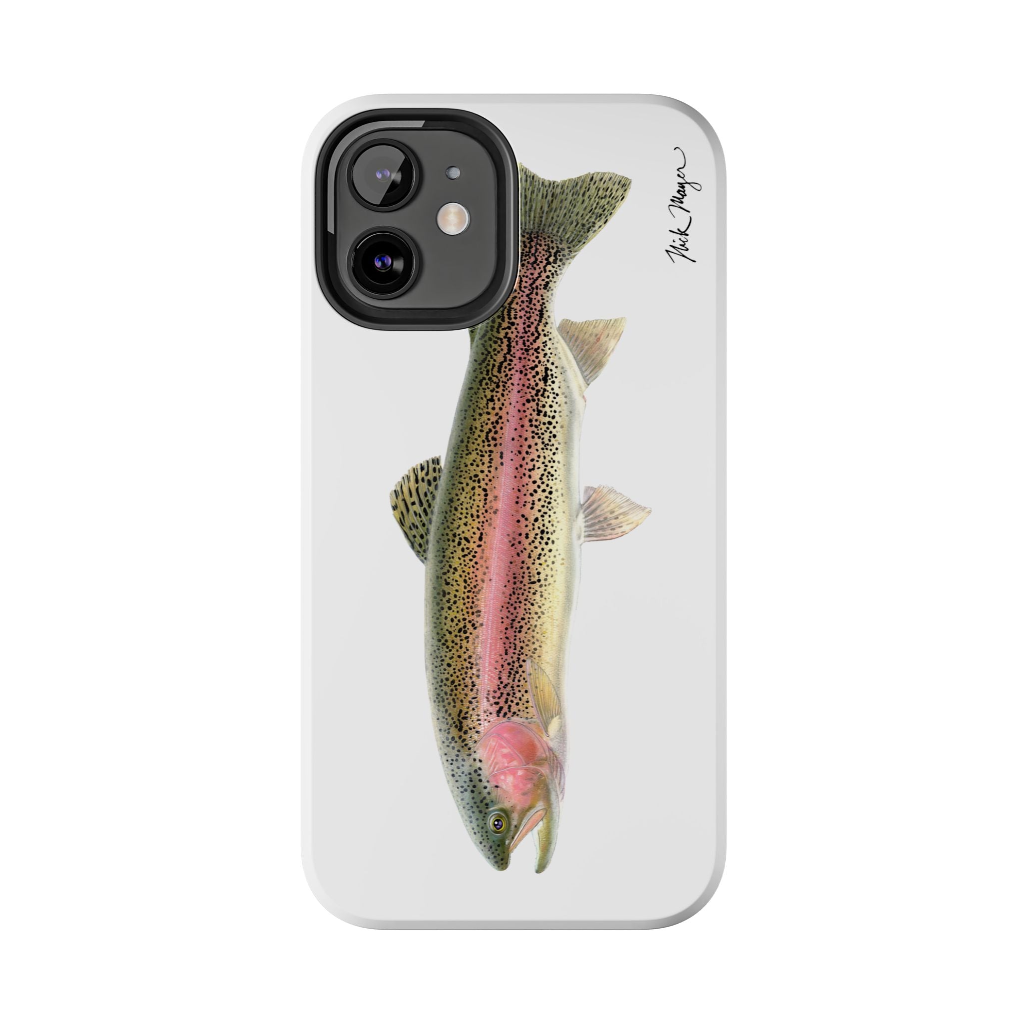 Rainbow Trout White Phone Case (iPhone)