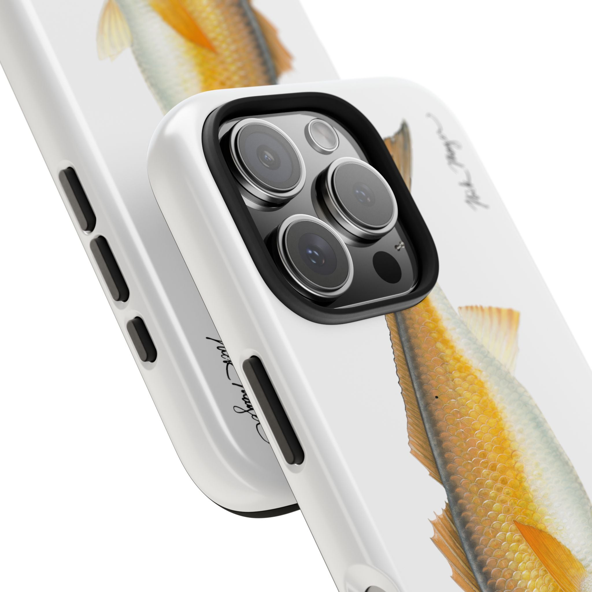 Bull Redfish White Phone Case (iPhone)