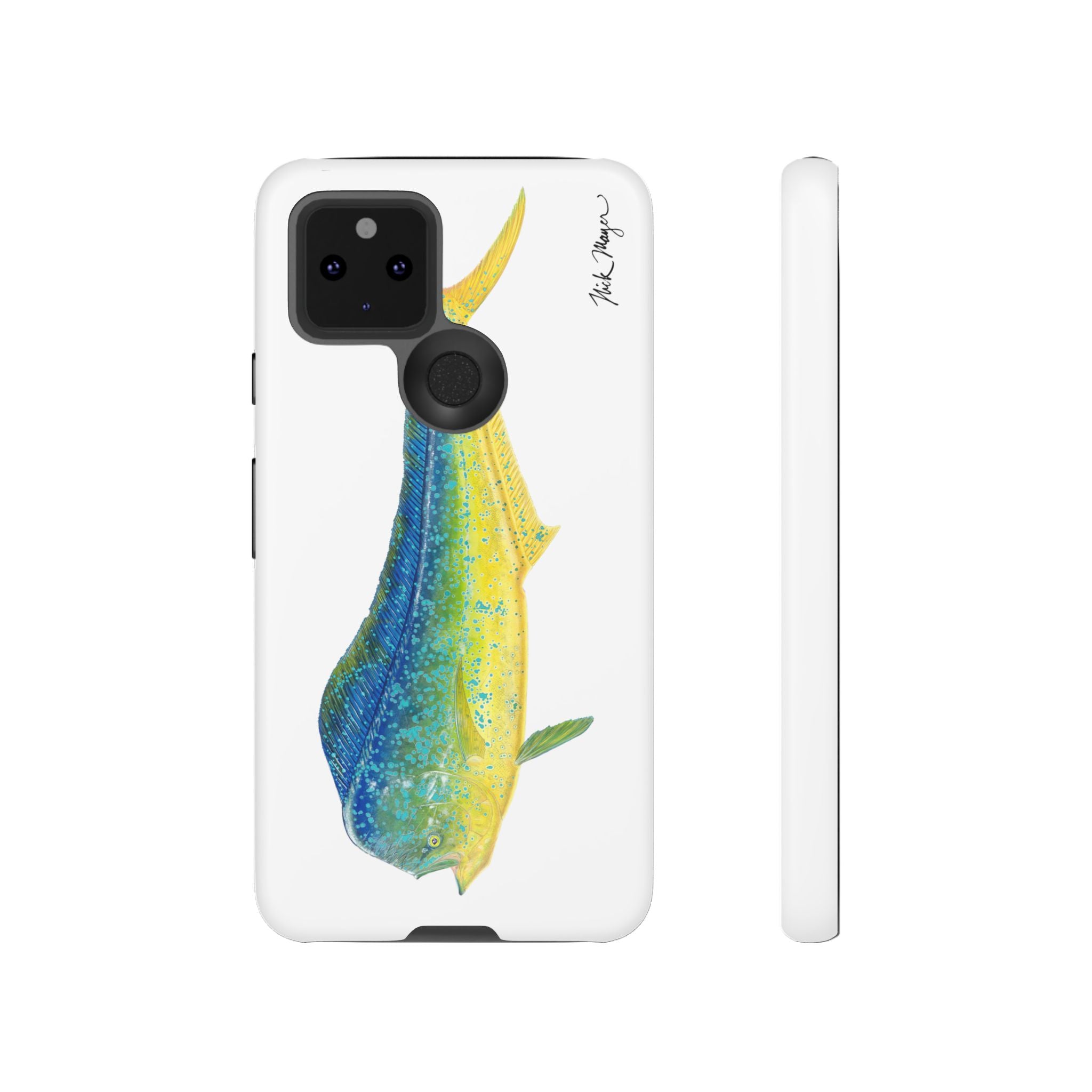 Bull Mahi White Phone Case (Samsung)
