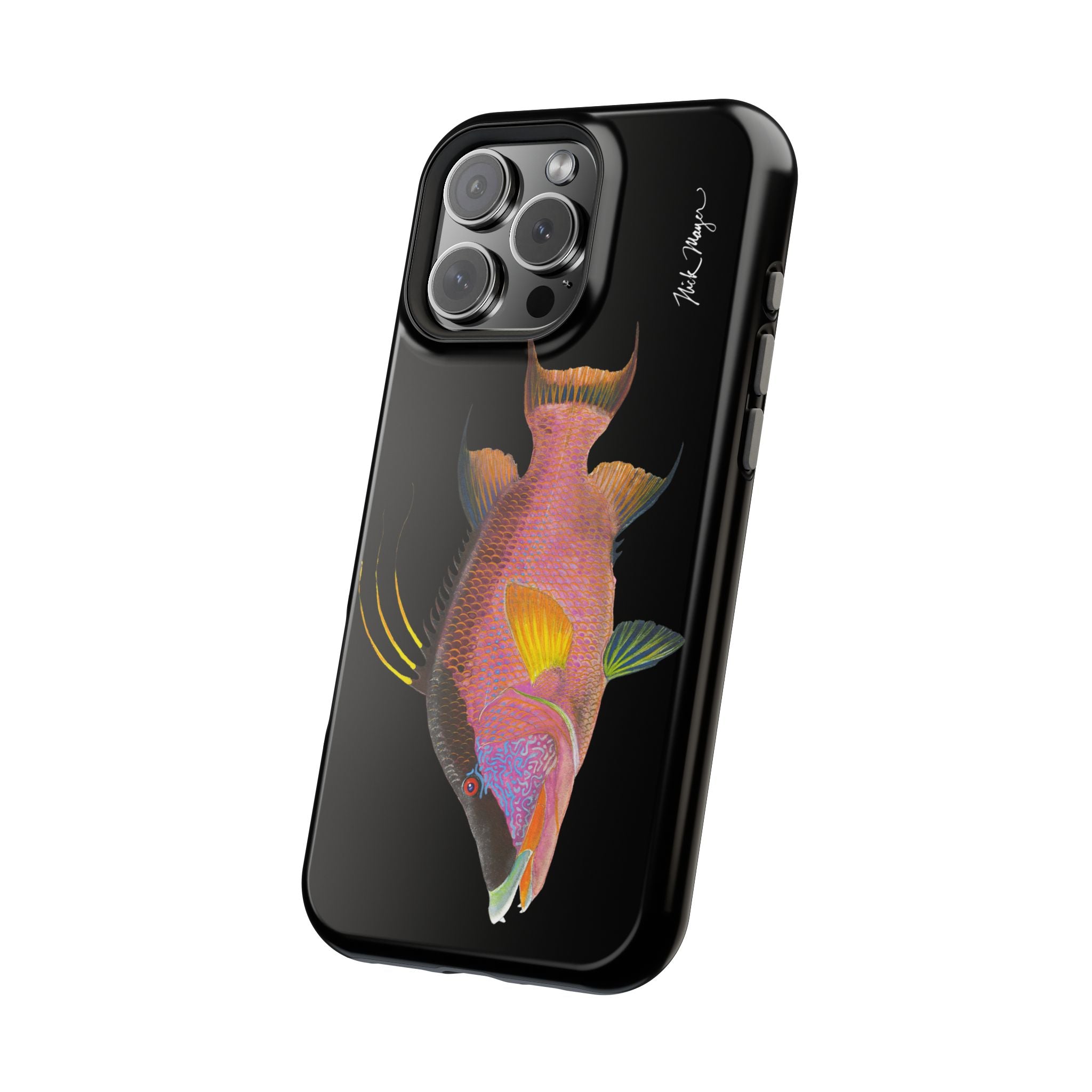 Hogfish MagSafe Black iPhone Case Printify