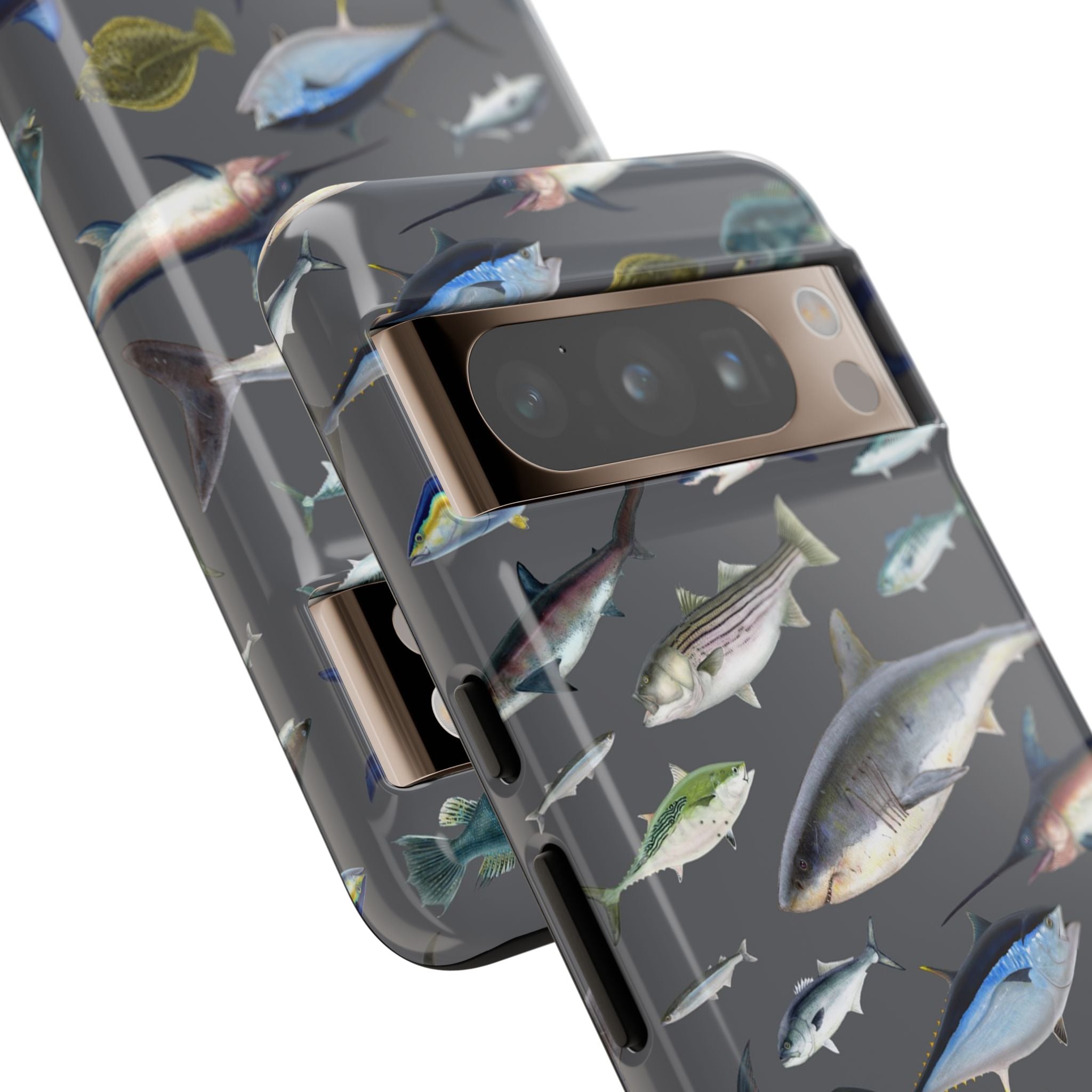 New England Offshore Fish Grey Phone Case, NEW!  (Samsung)