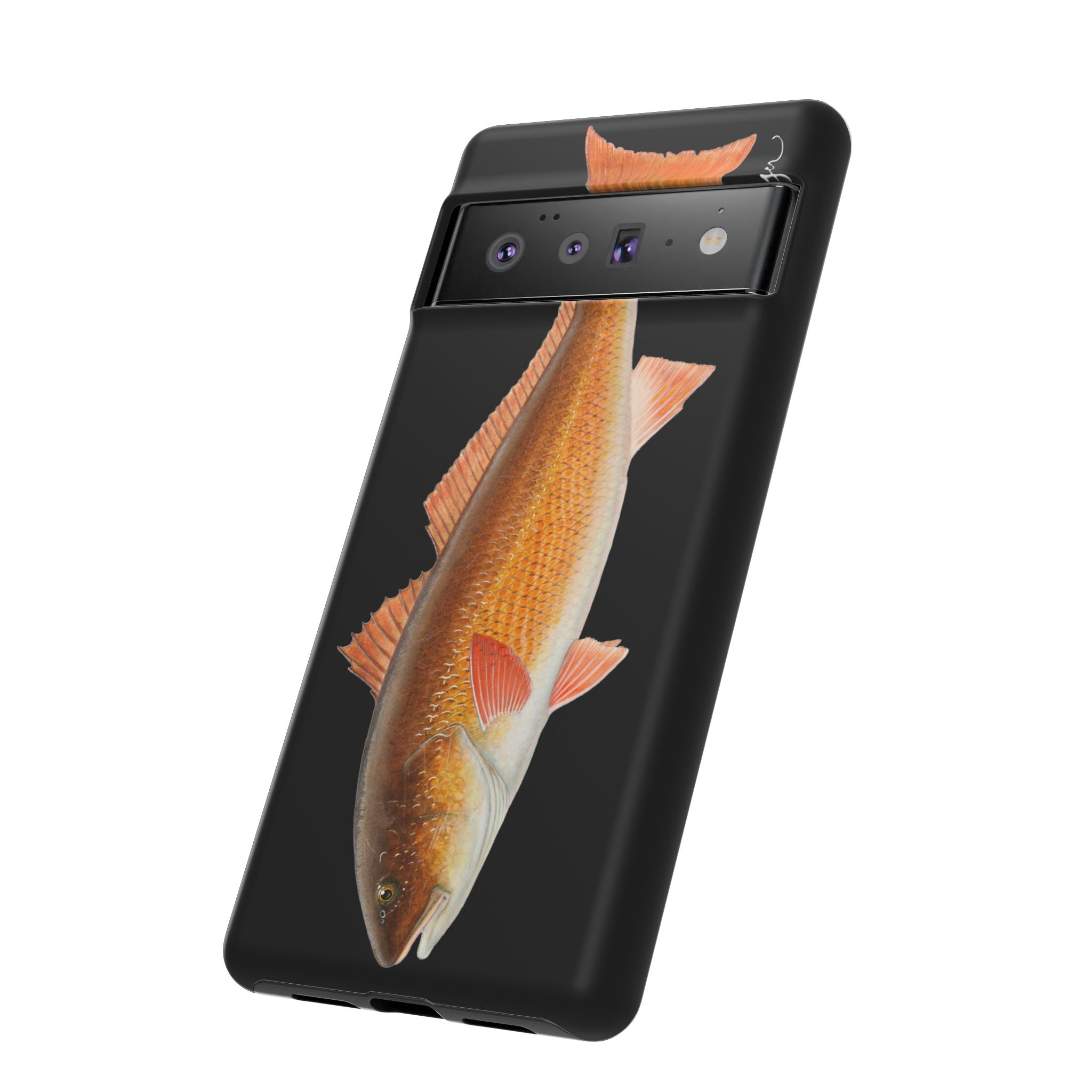 Redfish Black Phone Case (Samsung) Printify