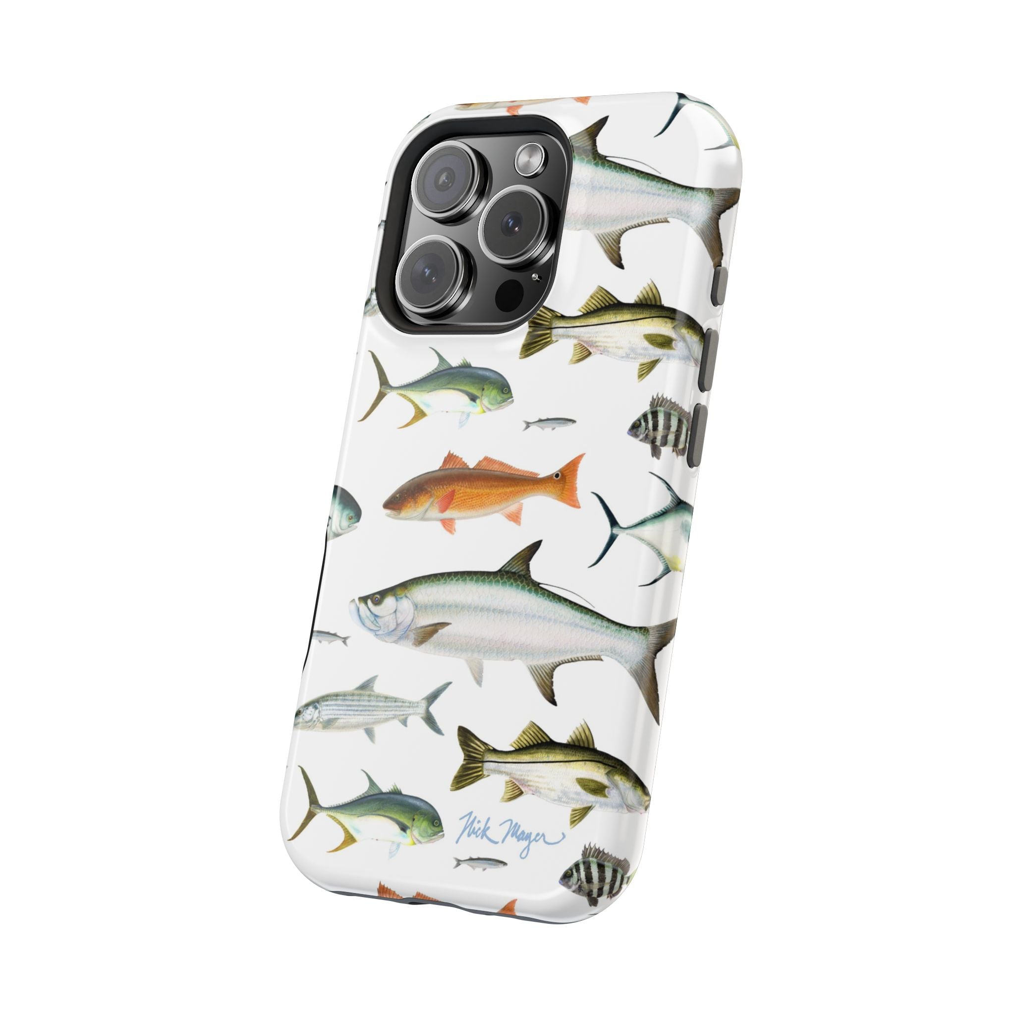Southern Fish White MagSafe iPhone Case