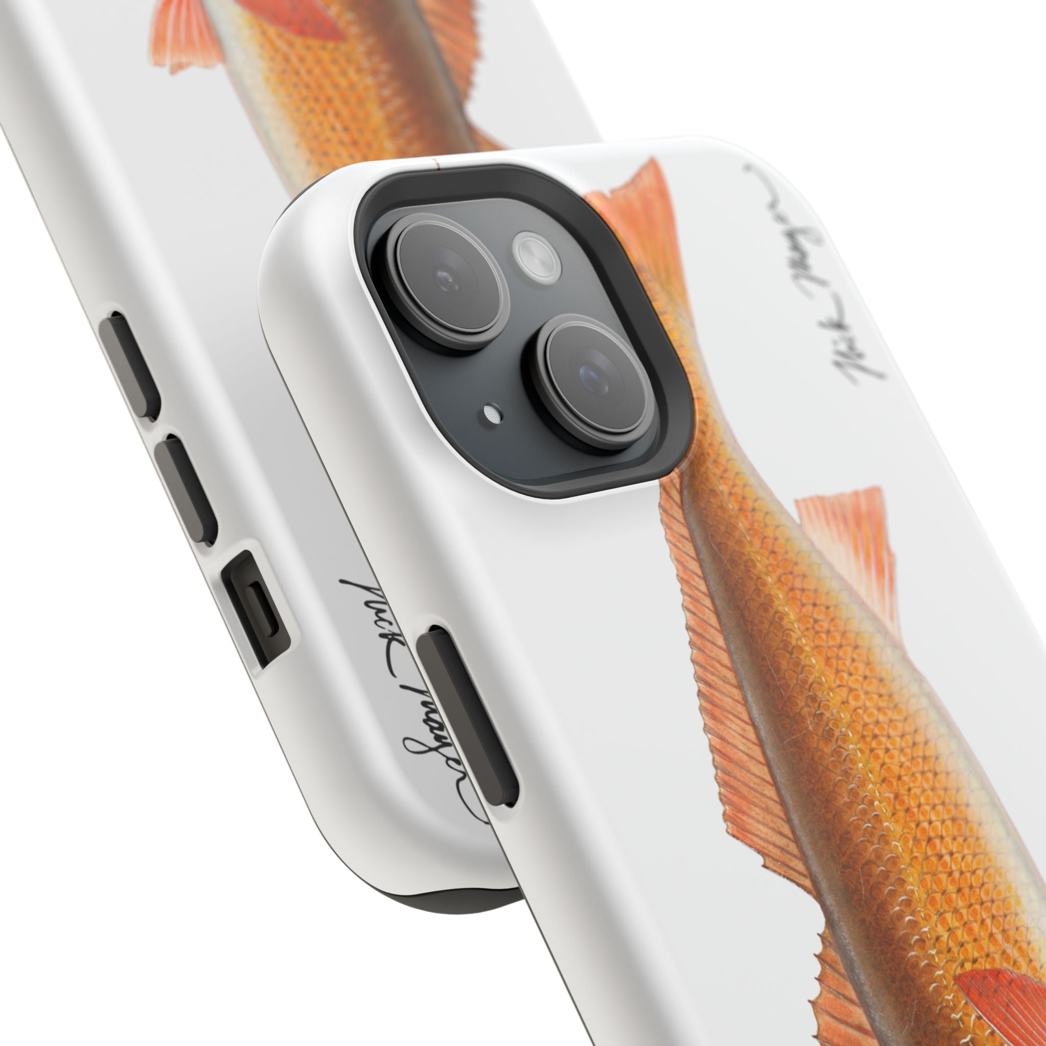 Redfish MagSafe White iPhone Case