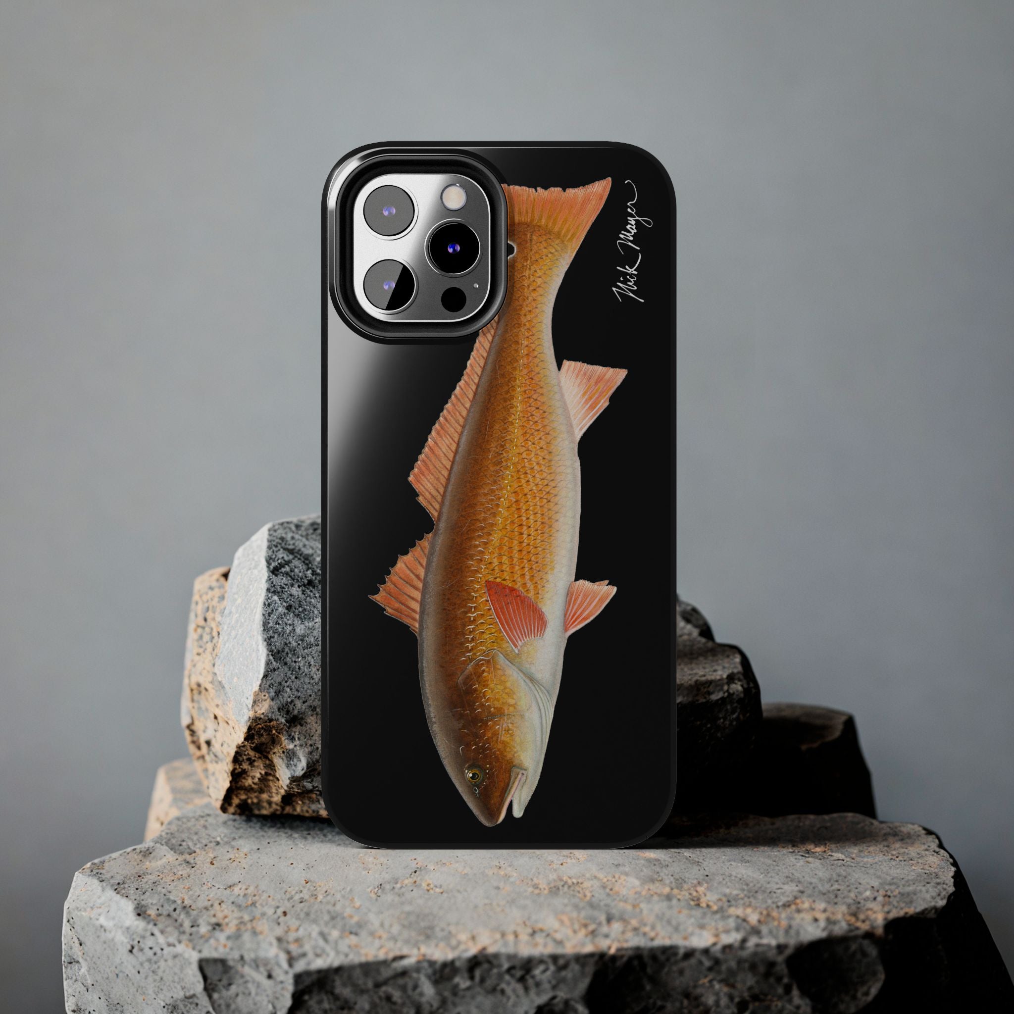 Redfish Black Phone Case (iPhone)