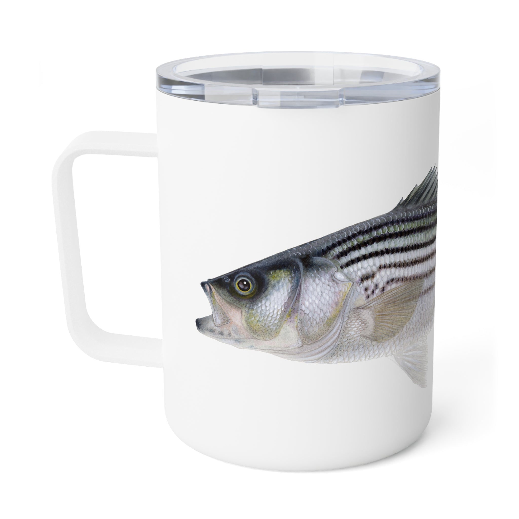 Schoolie Striper Steel Insulated Mug, 10oz