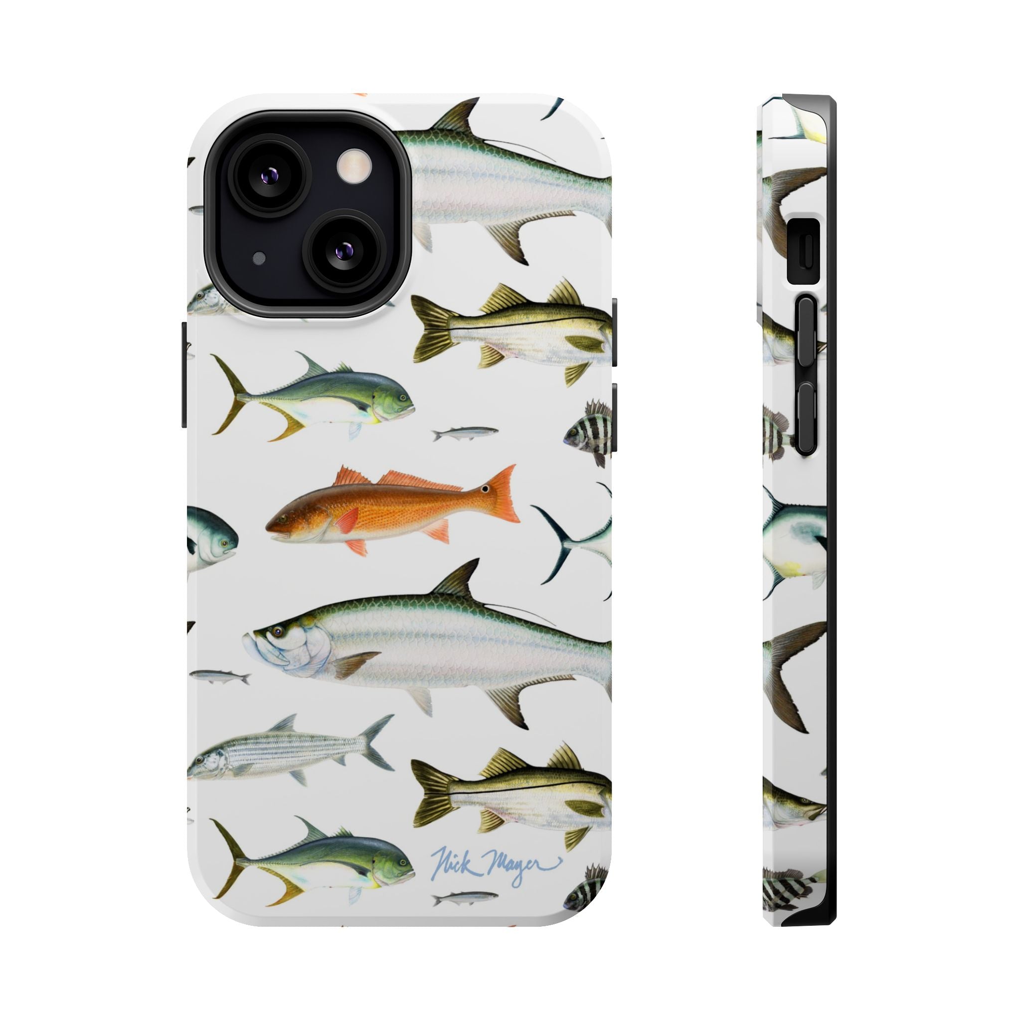 Southern Fish White MagSafe iPhone Case
