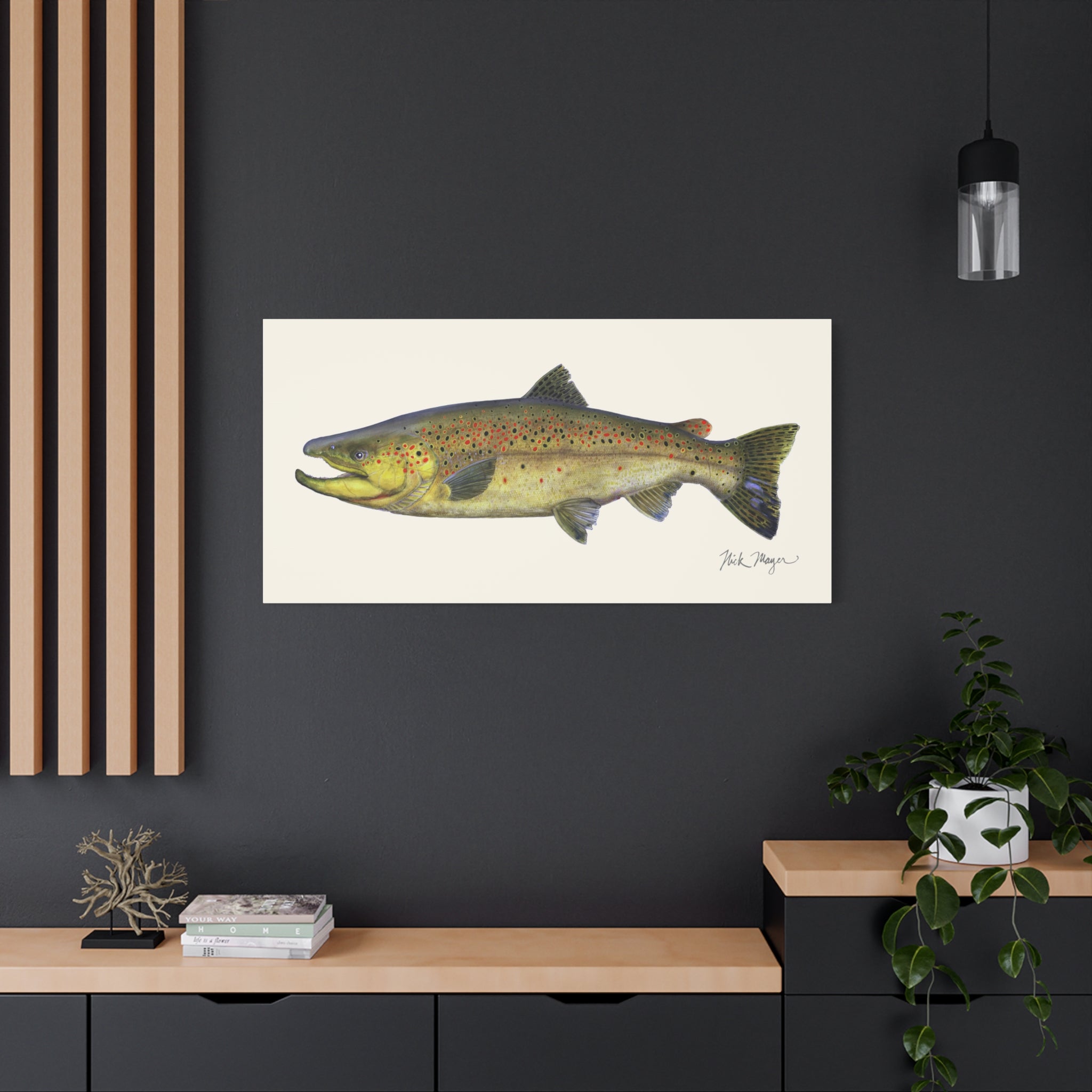 Brown Trout Canvas Print