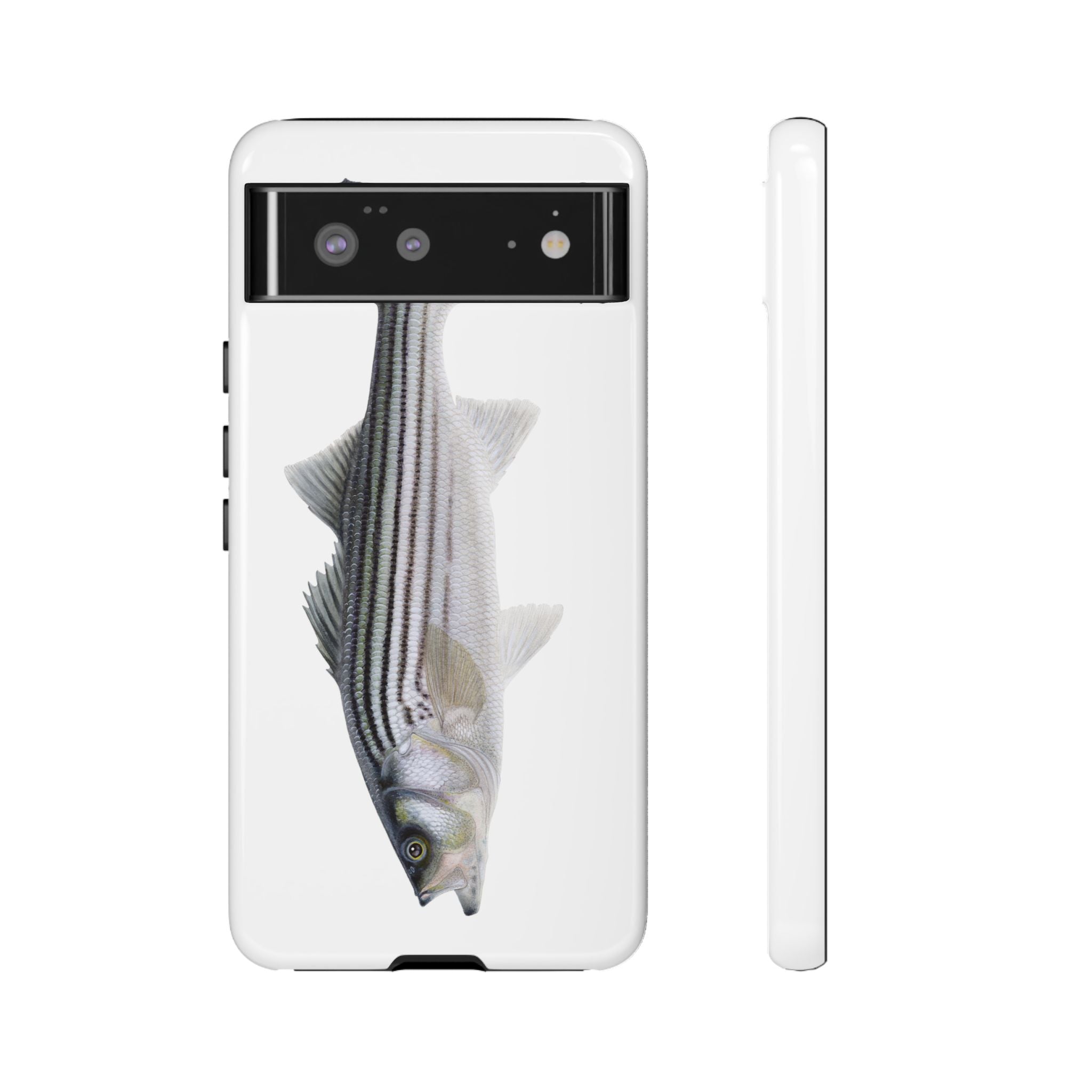 Schoolie Striper White Phone Case (Samsung) Printify