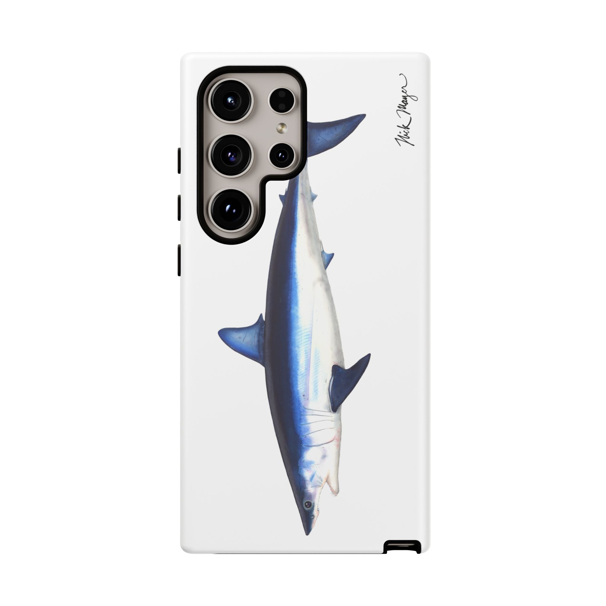 Mako Shark White Phone Case (Samsung)