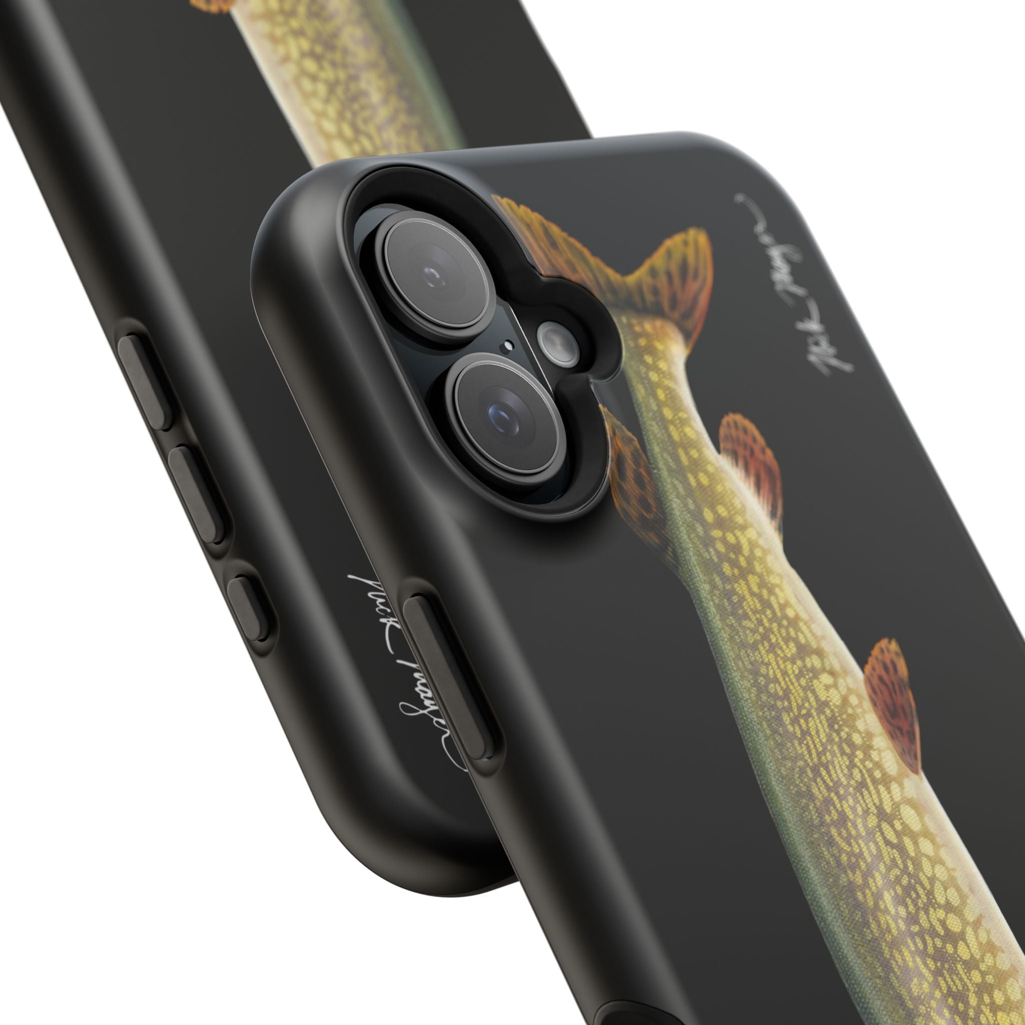 Northern Pike MagSafe Black iPhone Case Printify