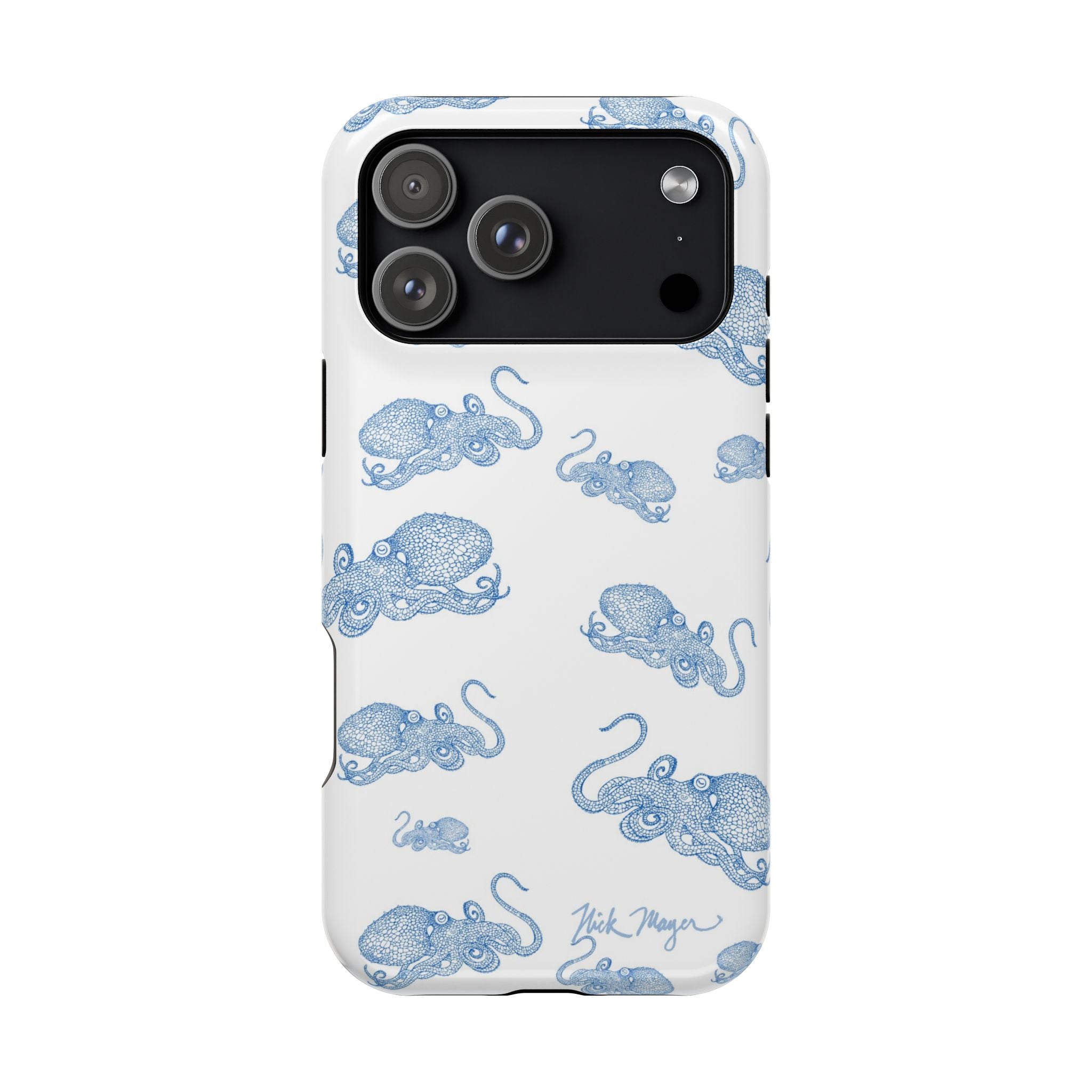 Blue Octopus 2 MagSafe iPhone Case