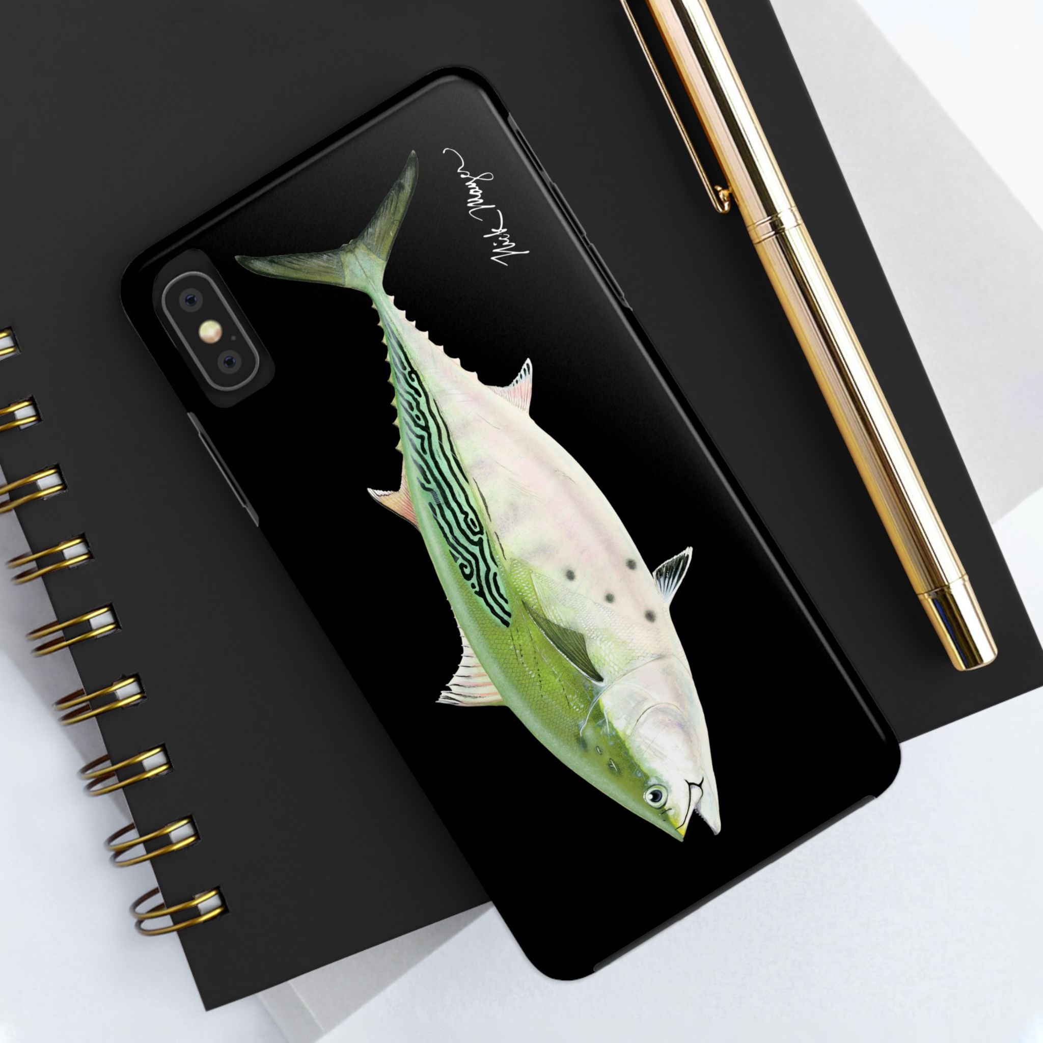 Albie Black Phone Case (iPhone)