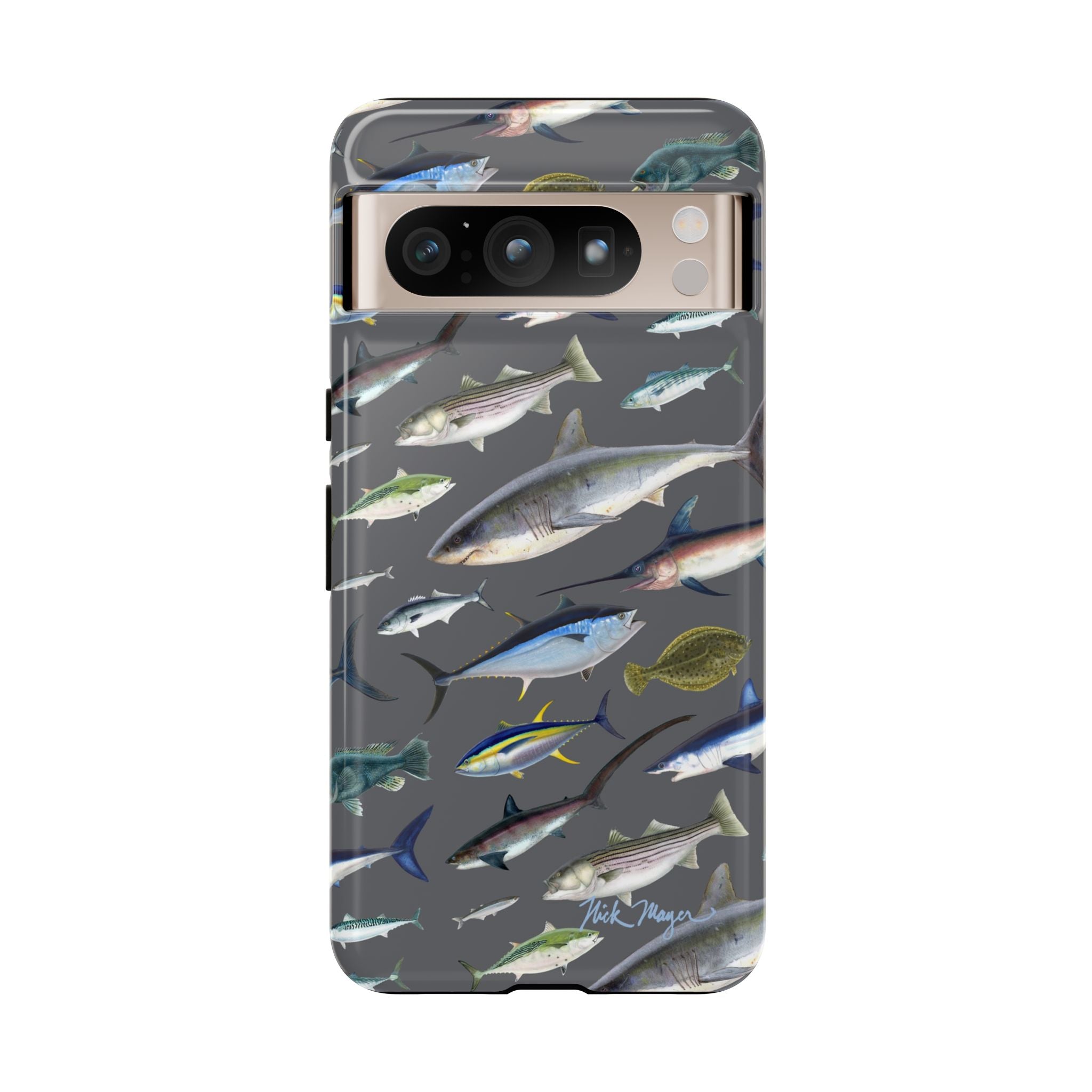 New England Offshore Fish Grey Phone Case, NEW!  (Samsung)