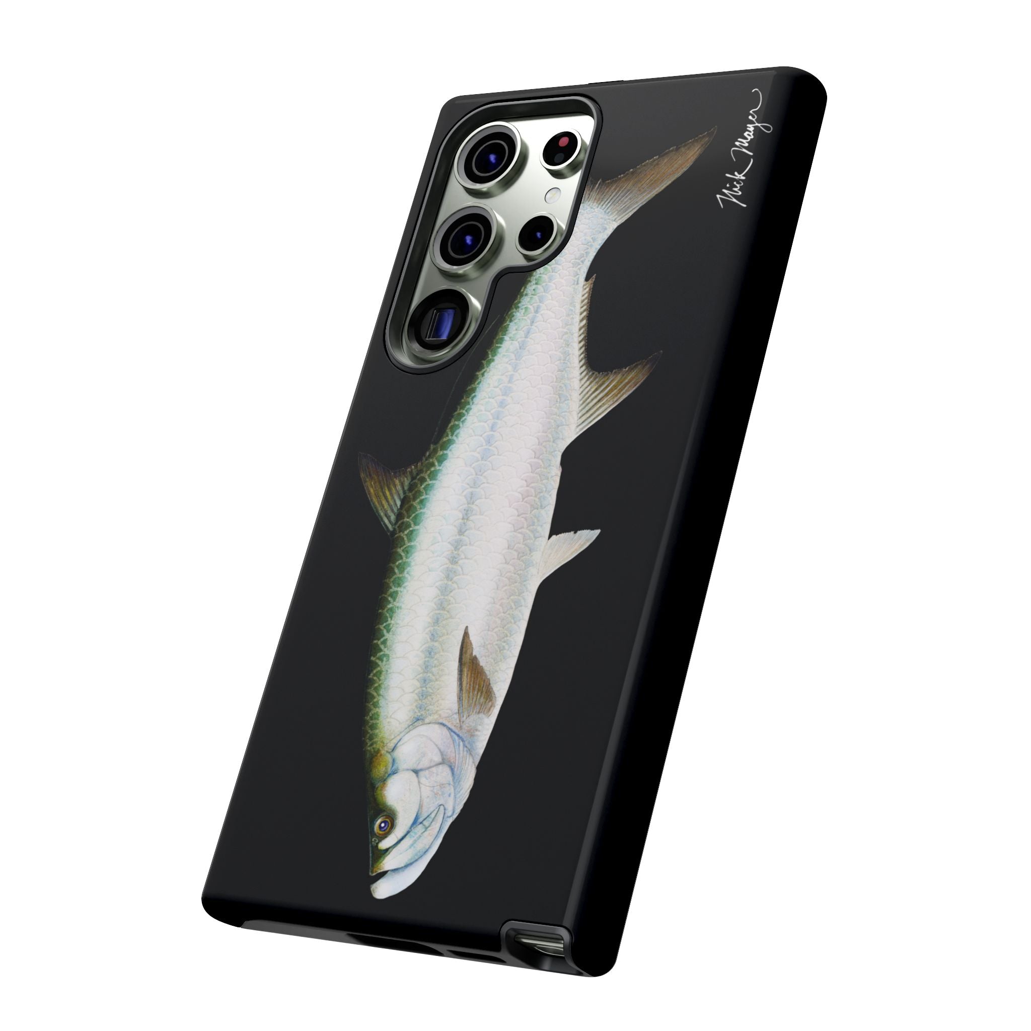 Tarpon Black Phone Case (Samsung) Printify