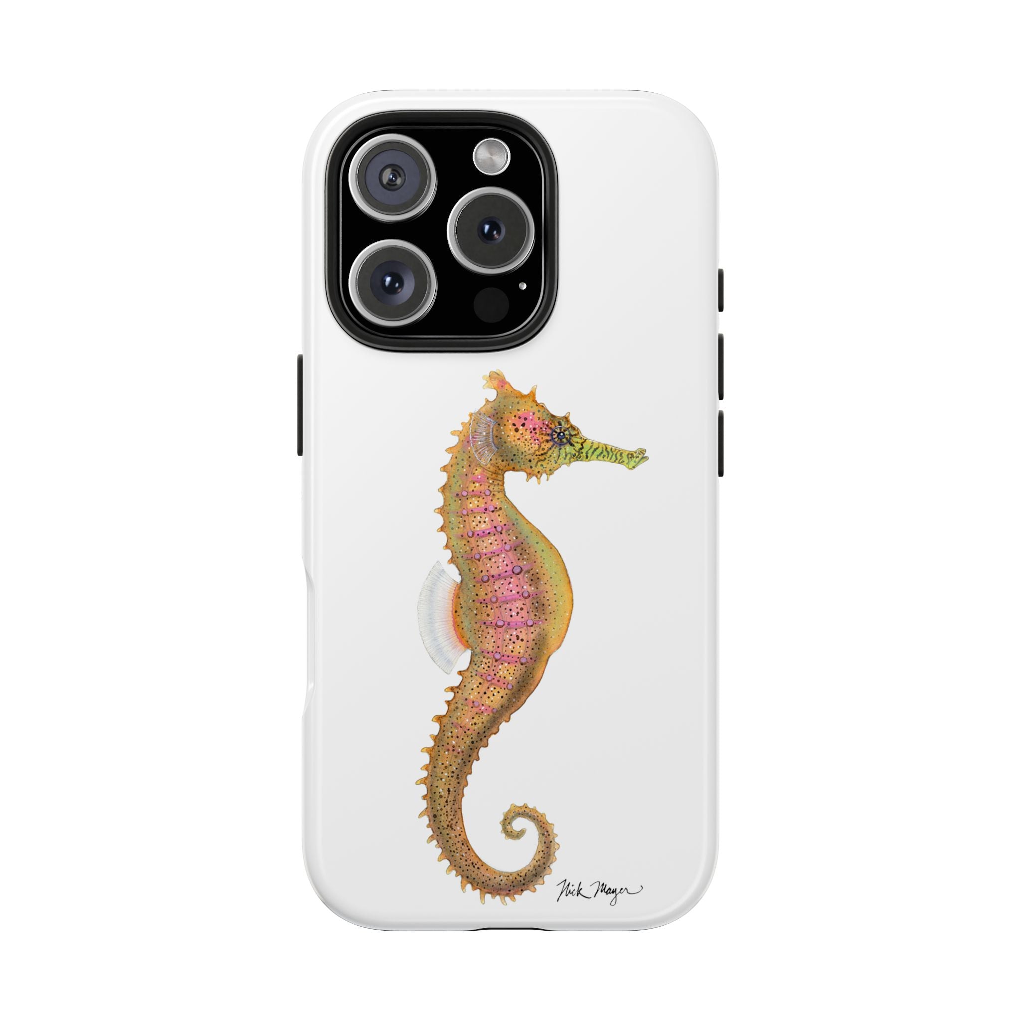 Pink Seahorse Phone Case (iPhone)