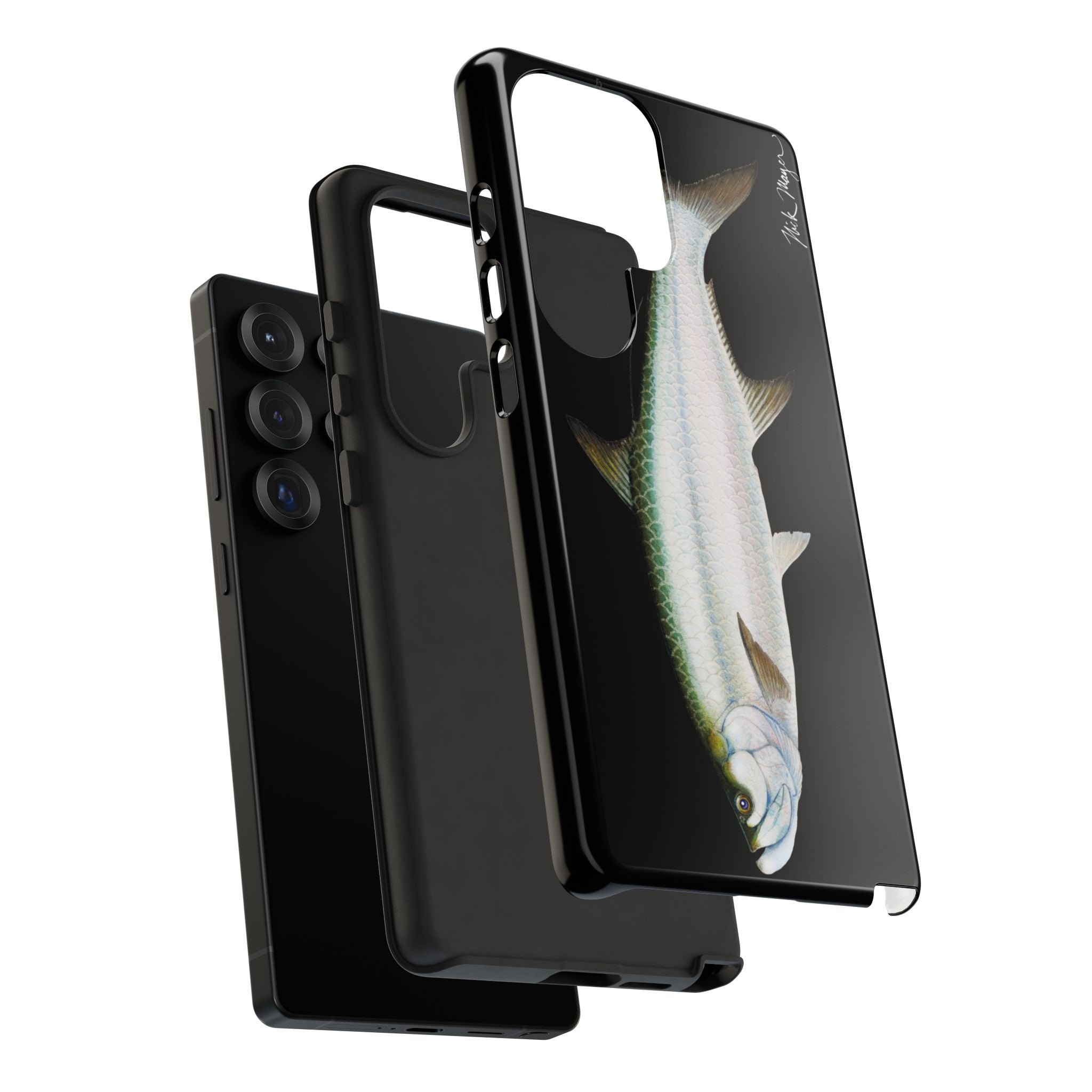 Tarpon Black Phone Case (Samsung) Printify