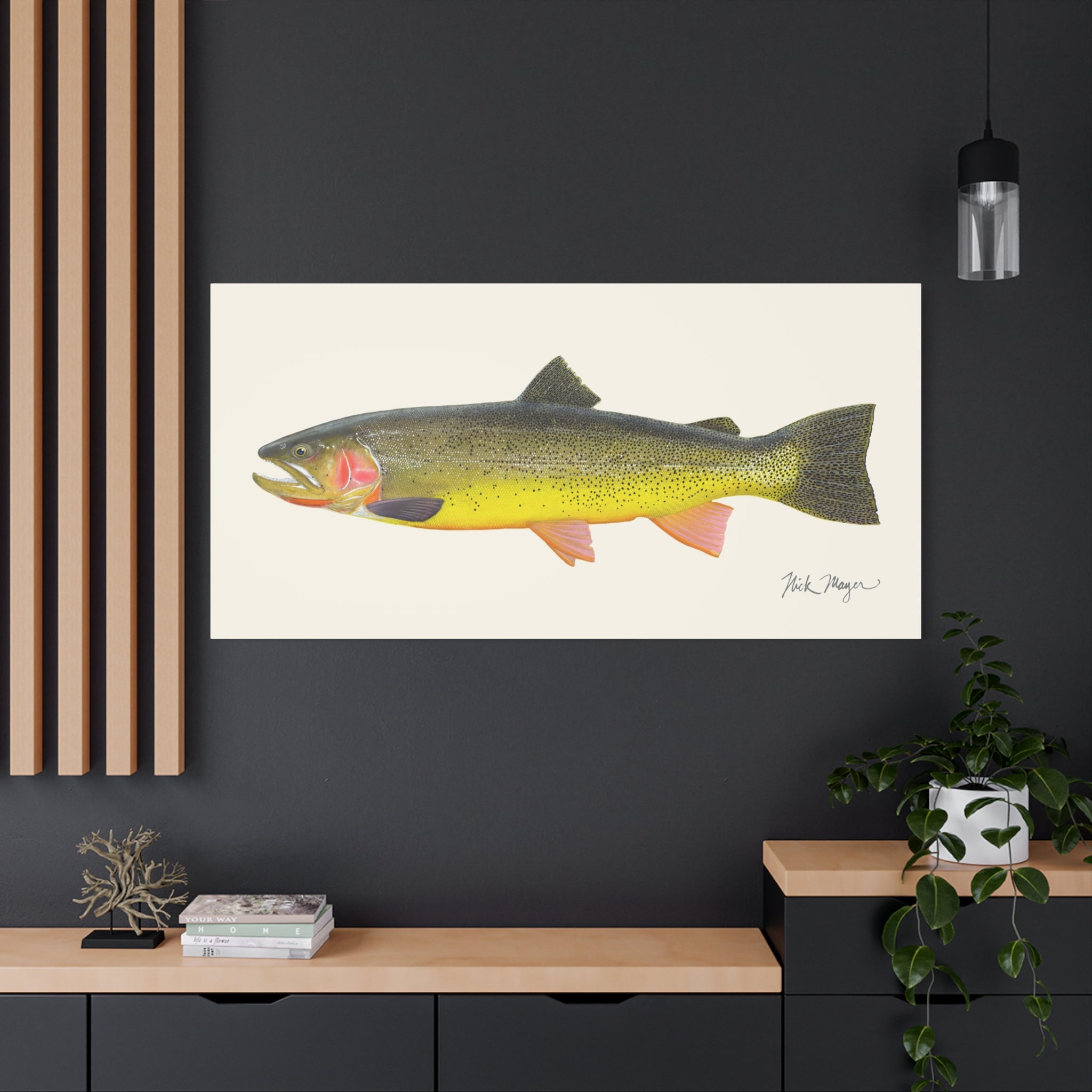 Cutthroat Trout III Canvas Print Printify