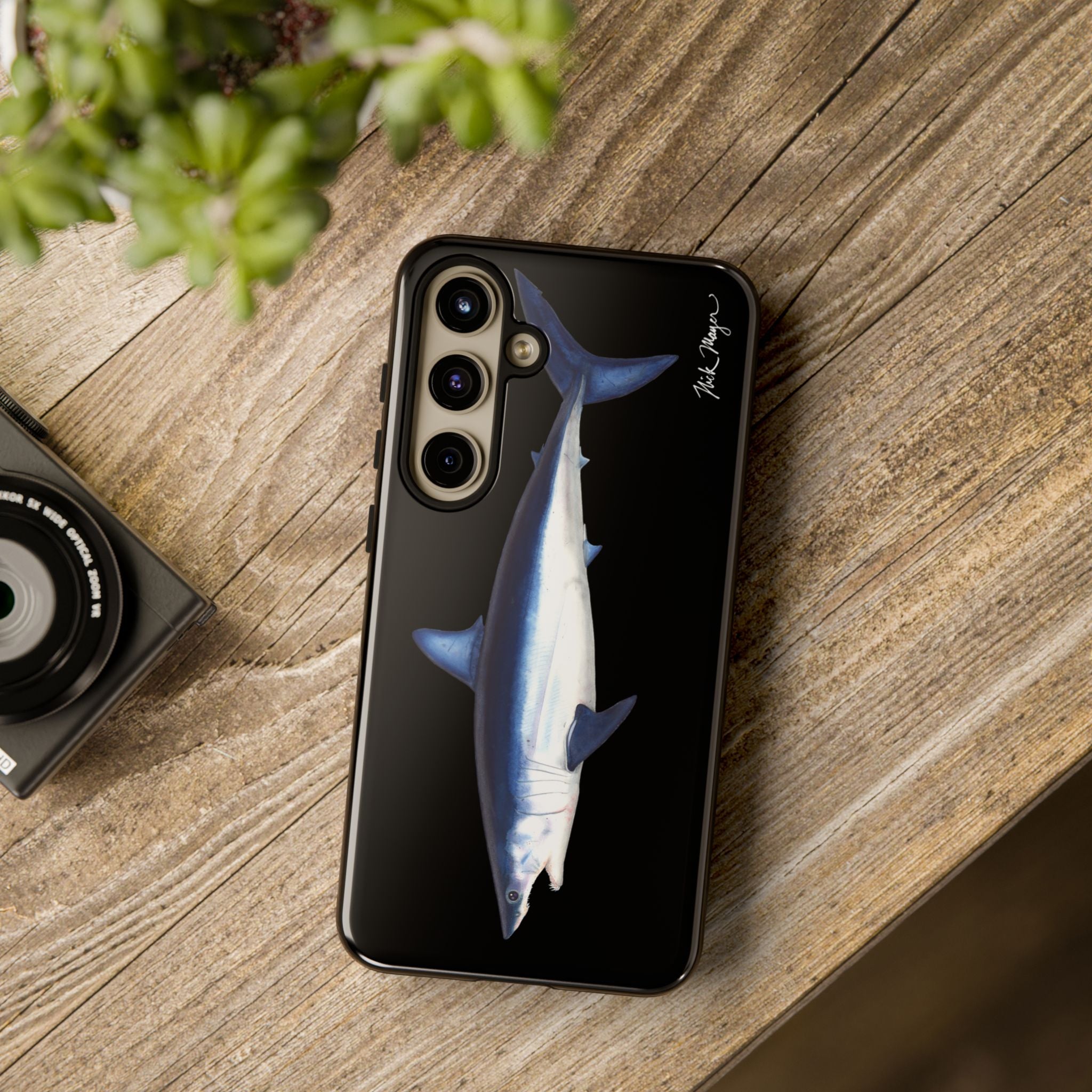 Mako Shark Black Phone Case (Samsung)