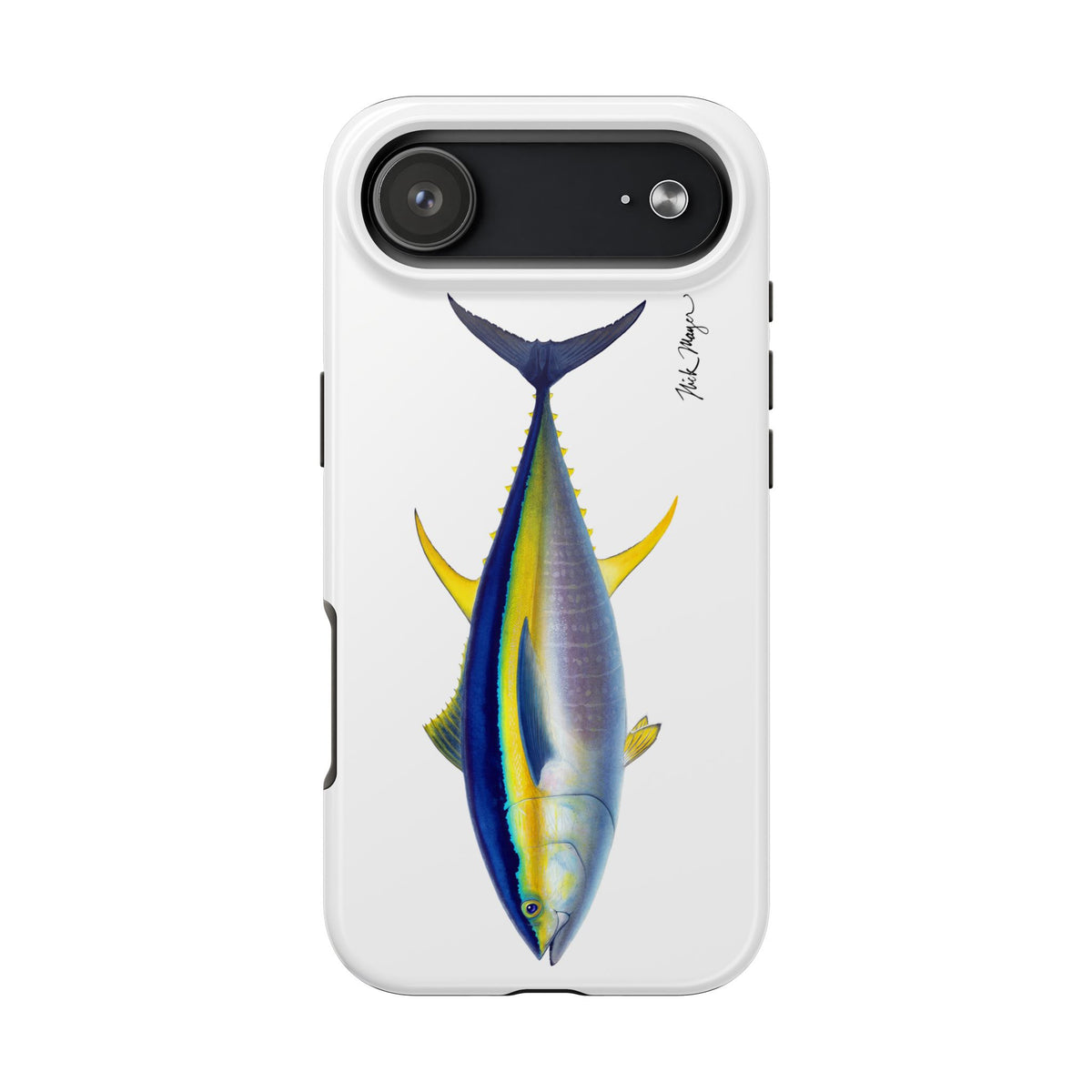 Yellowfin Tuna White Phone Case (iPhone) Printify