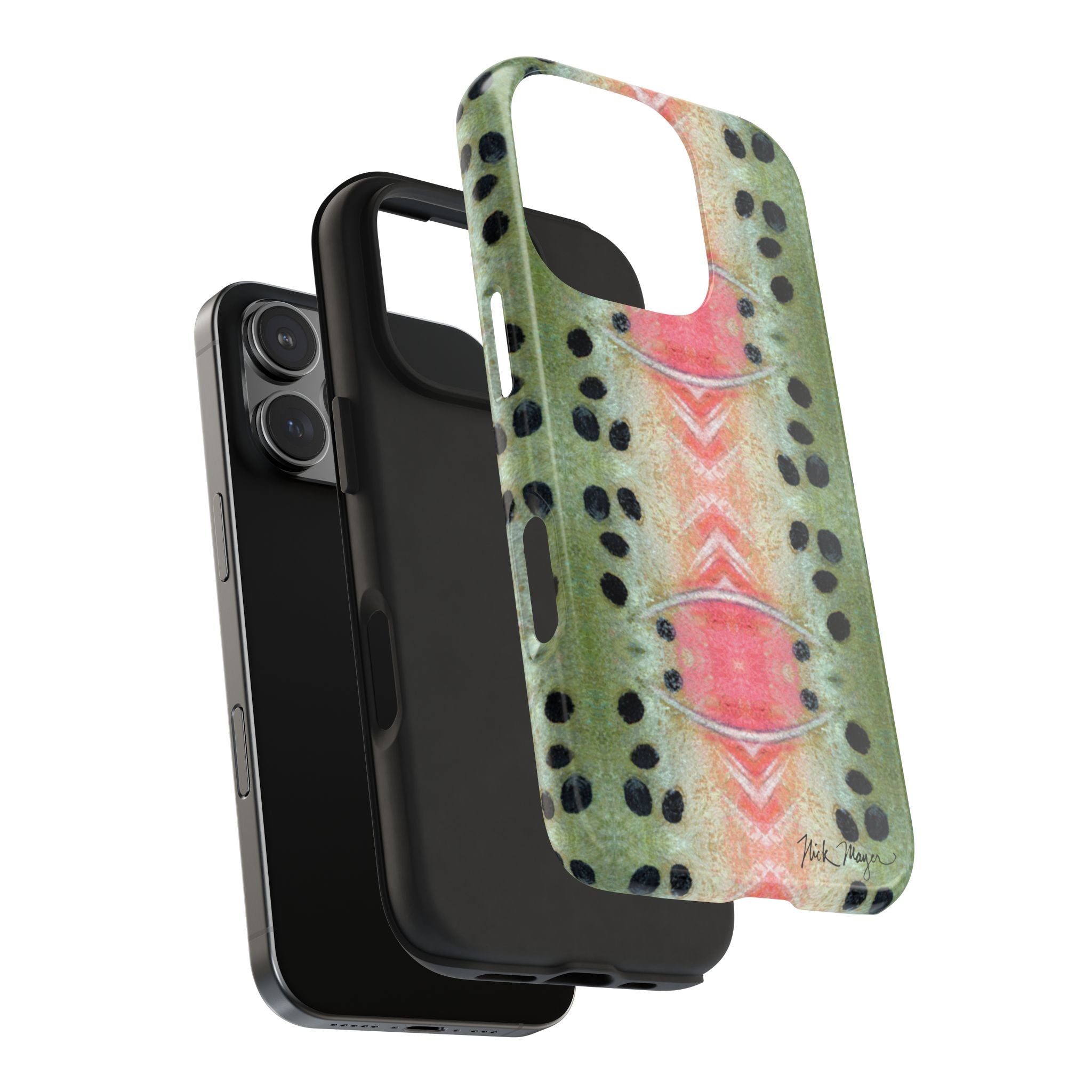 Rainbow Trout Pattern Phone Case (iPhone)