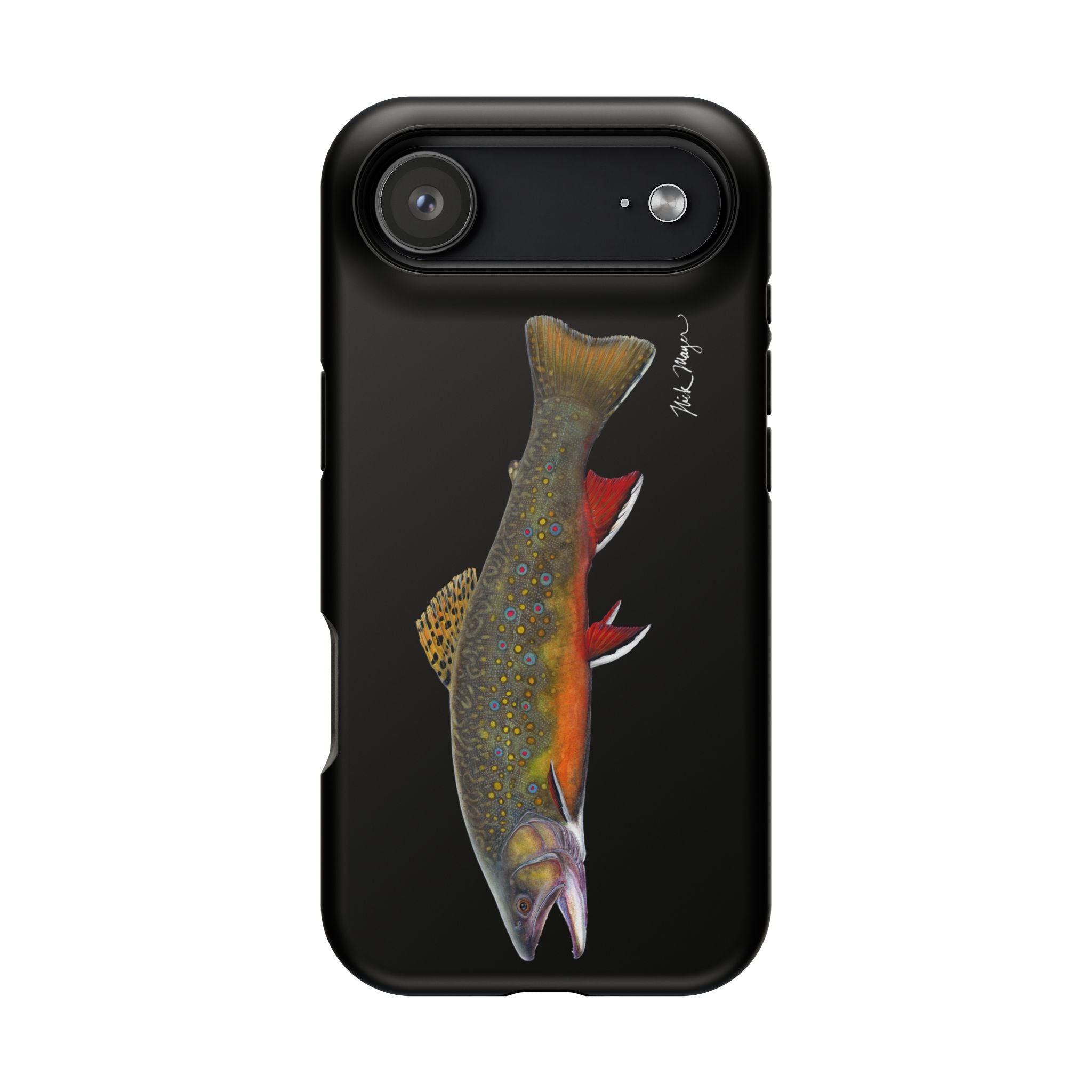 Brook Trout MagSafe Black iPhone Case