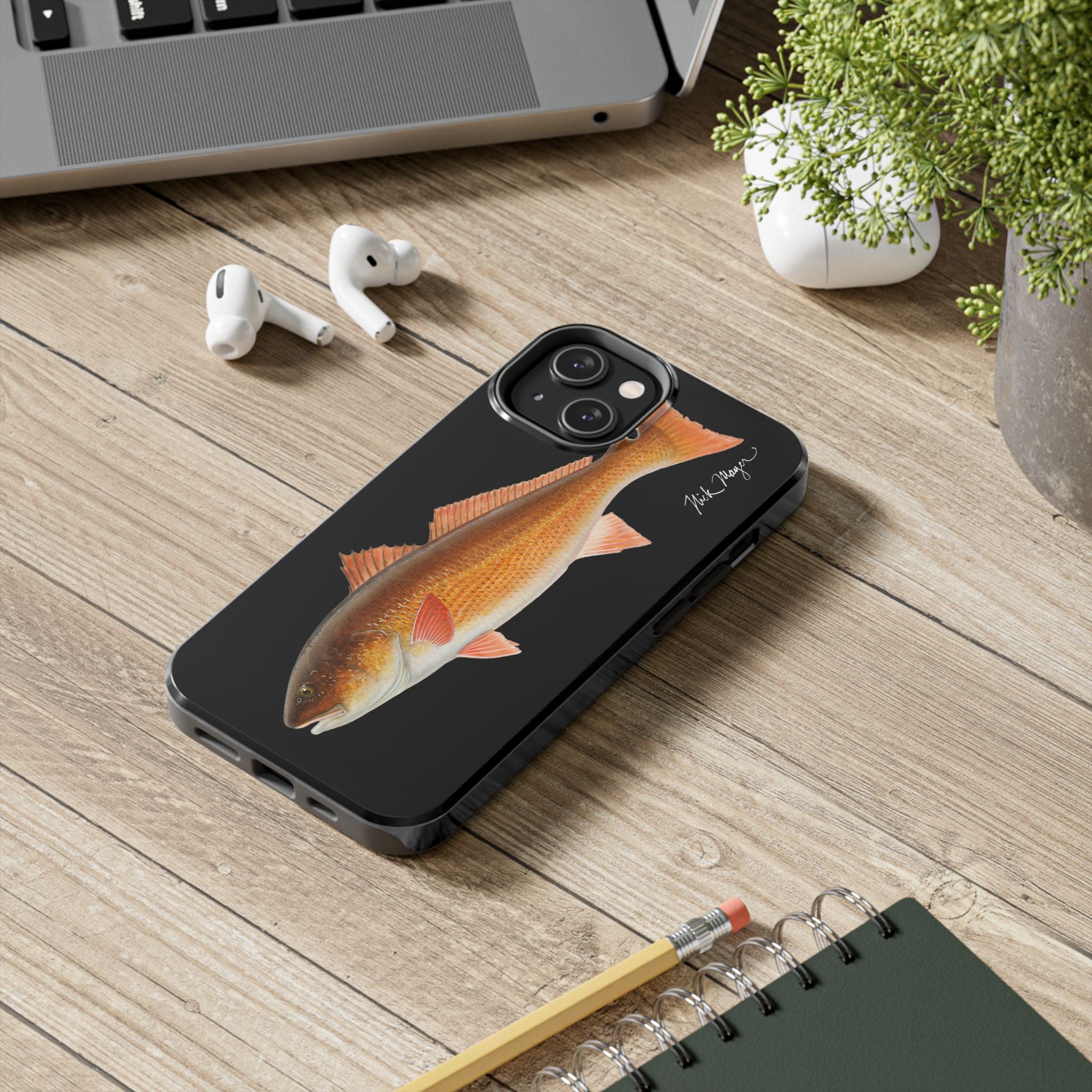 Redfish Black Phone Case (iPhone)