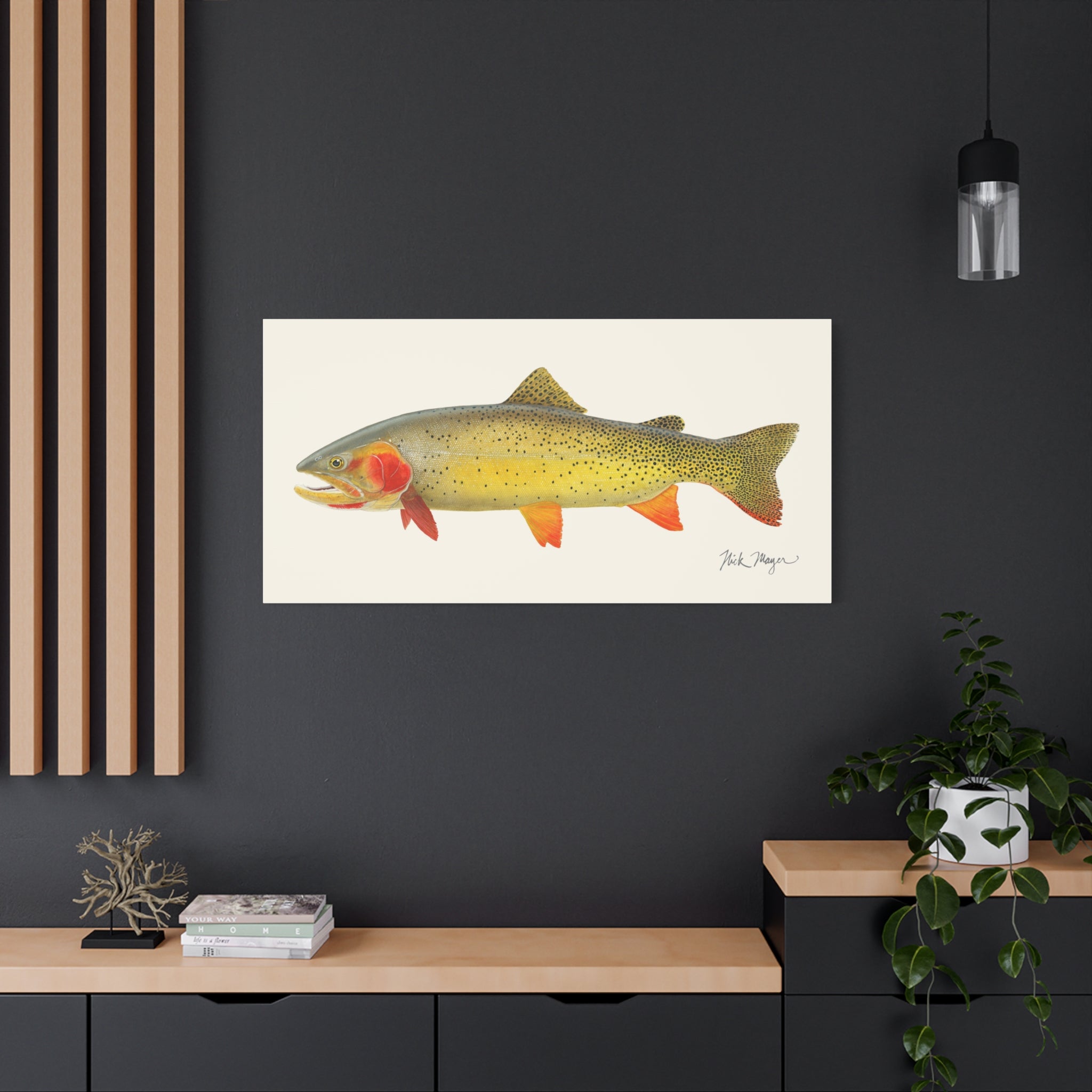 Cutthroat Trout I Canvas Print Printify