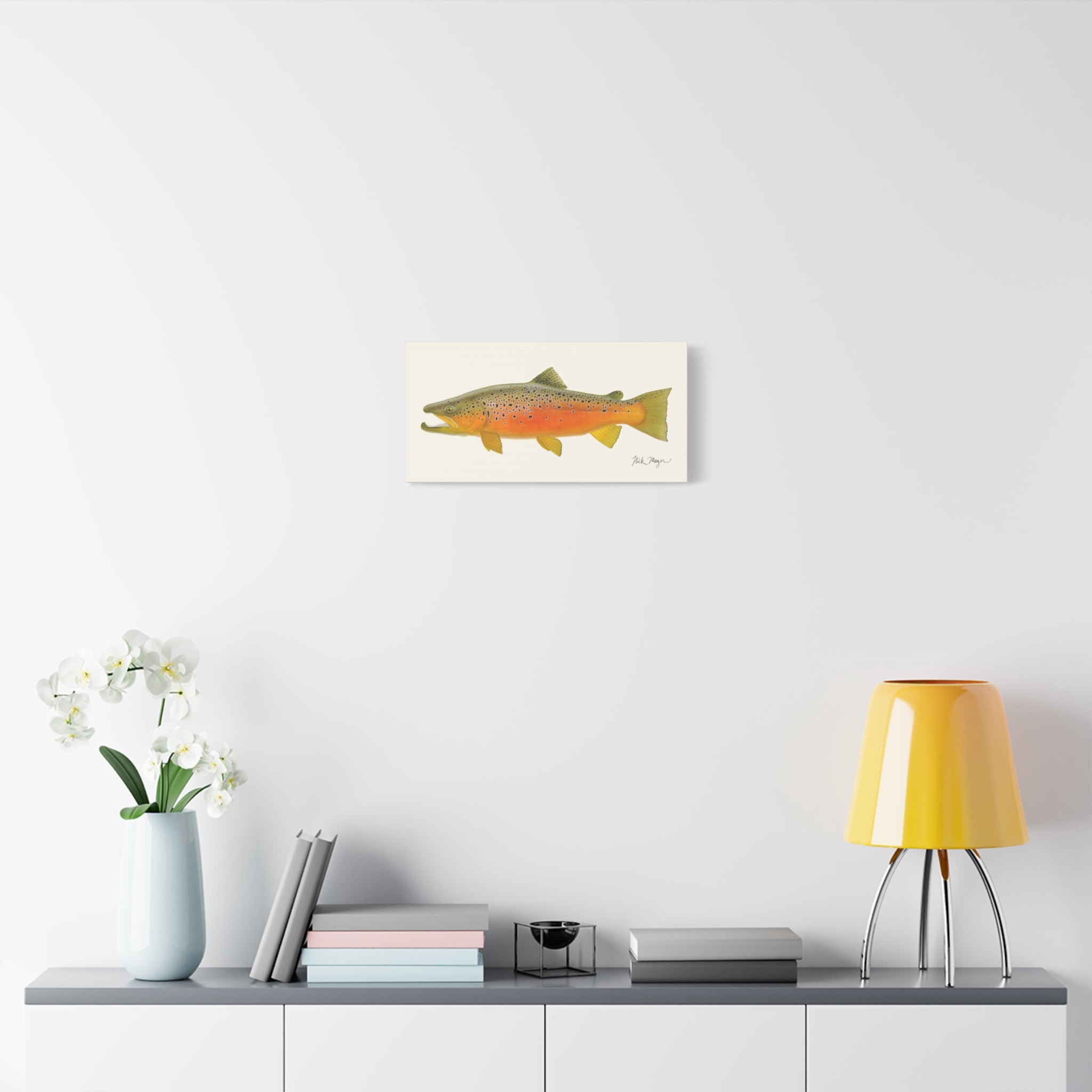 Brown Trout II Canvas Print, NEW for Holiday 2025!
