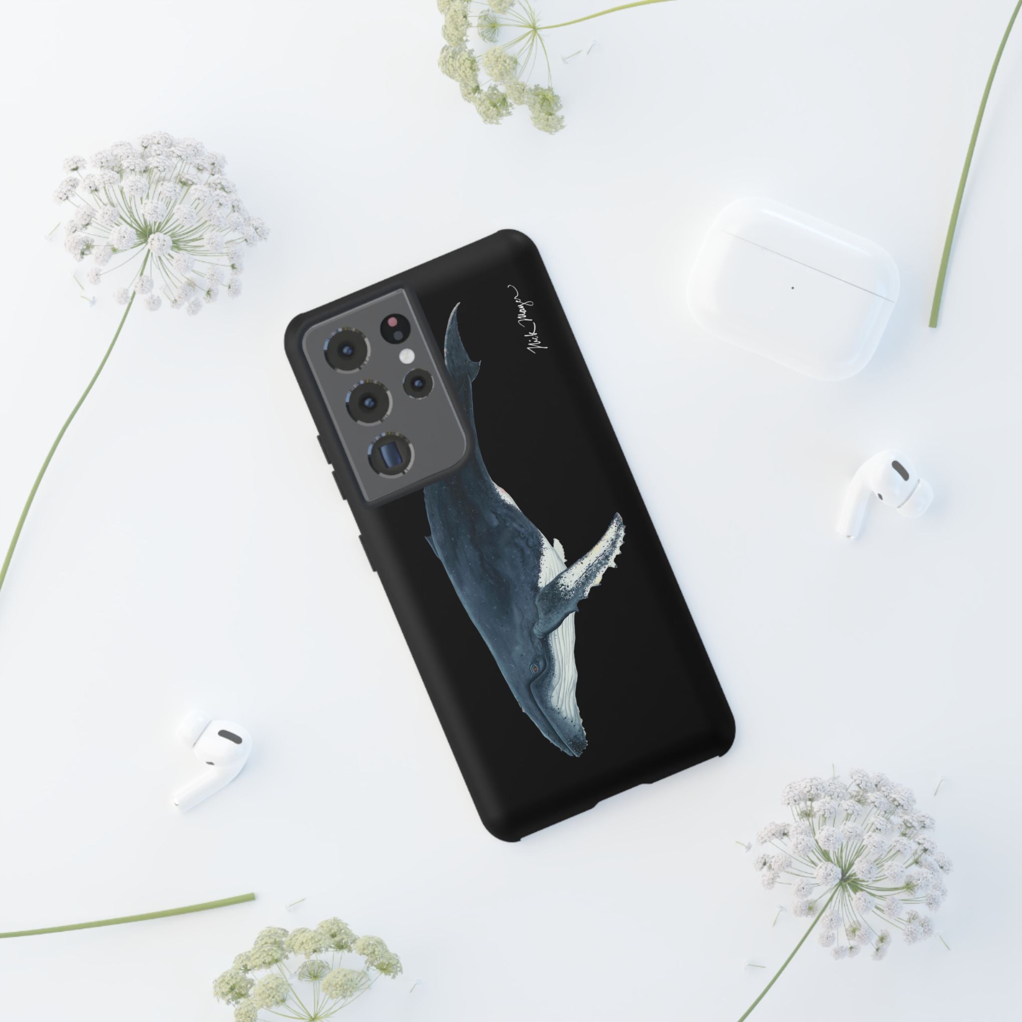 Humpback Black Phone Case (Samsung)