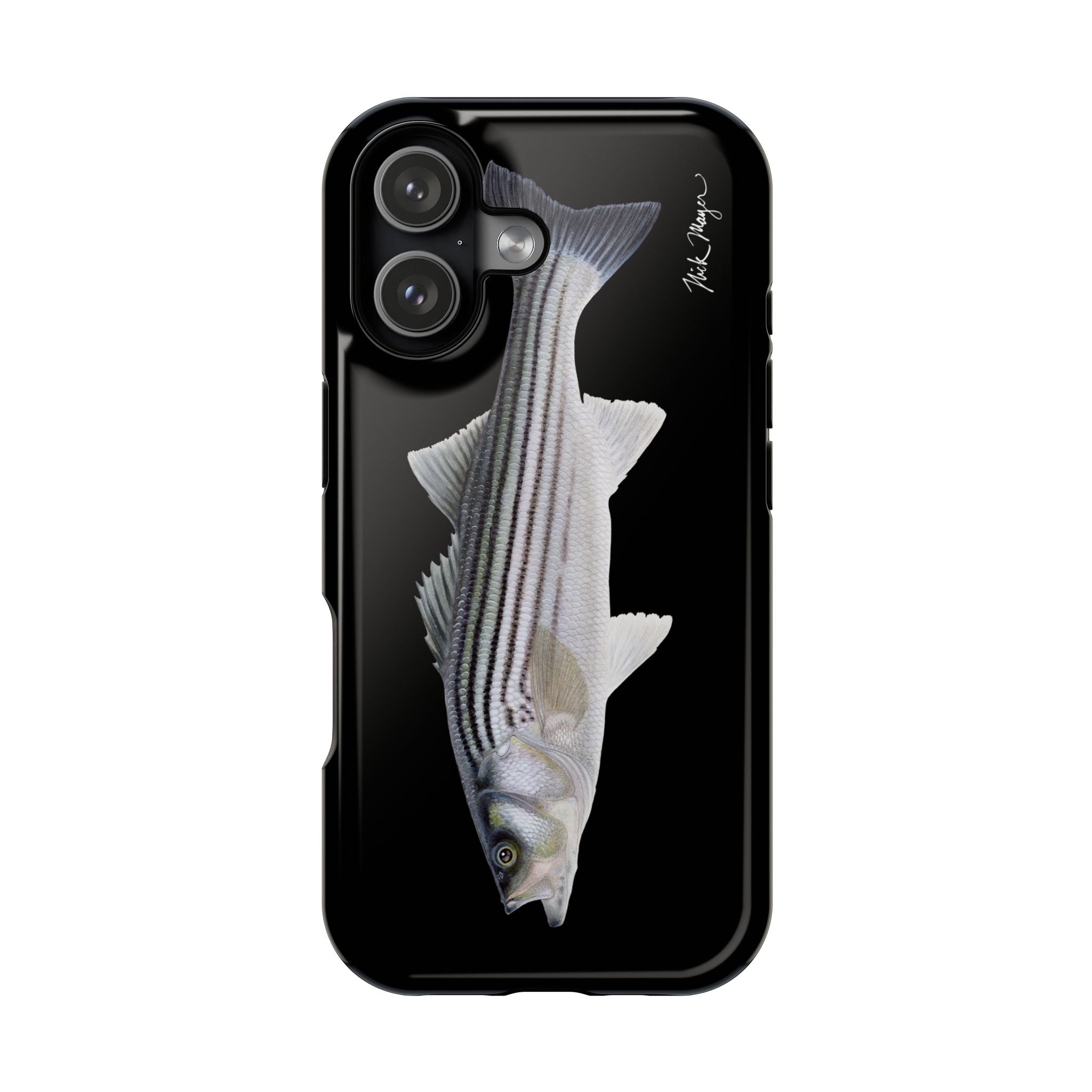 Schoolie Striper MagSafe Black iPhone Case