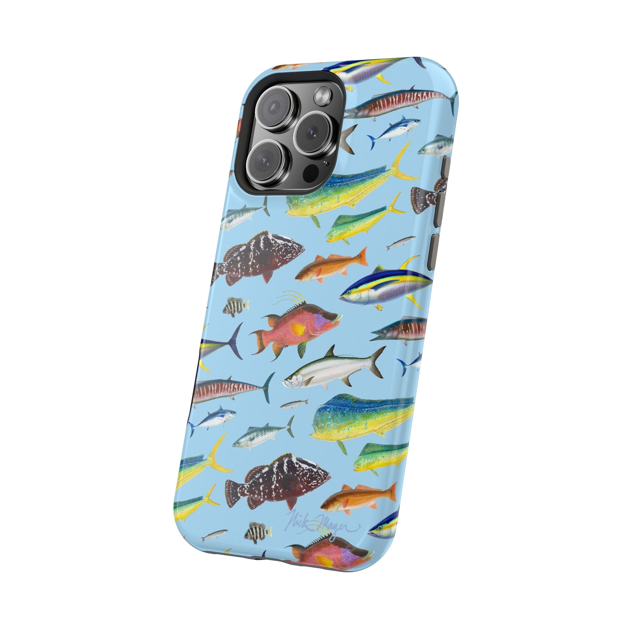 Southern Offshore Fish Blue MagSafe iPhone Case