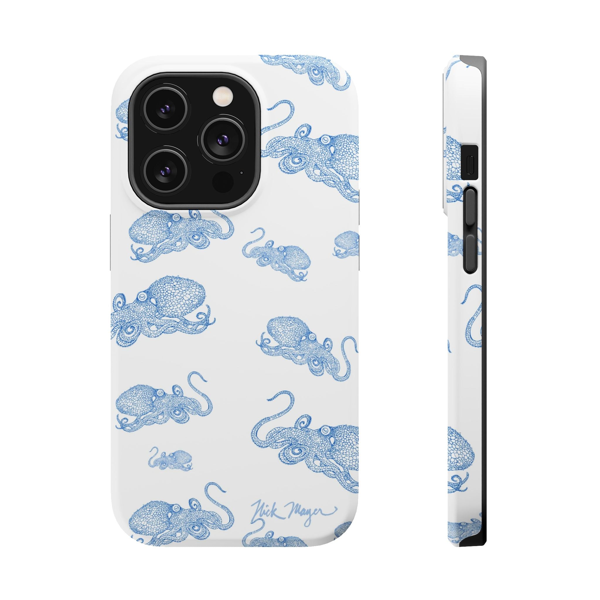 Blue Octopus 2 MagSafe iPhone Case