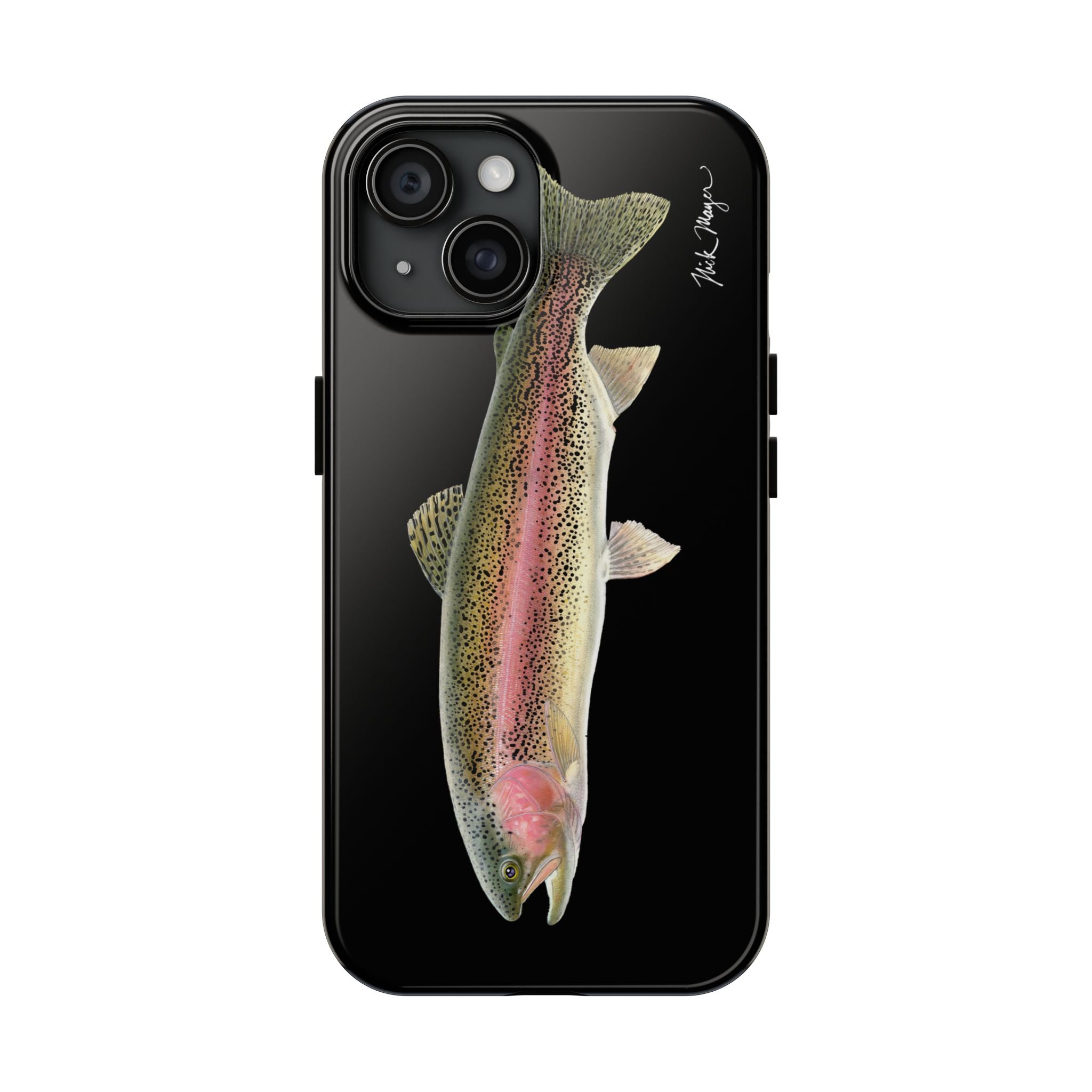 Rainbow Trout Black Phone Case (iPhone)