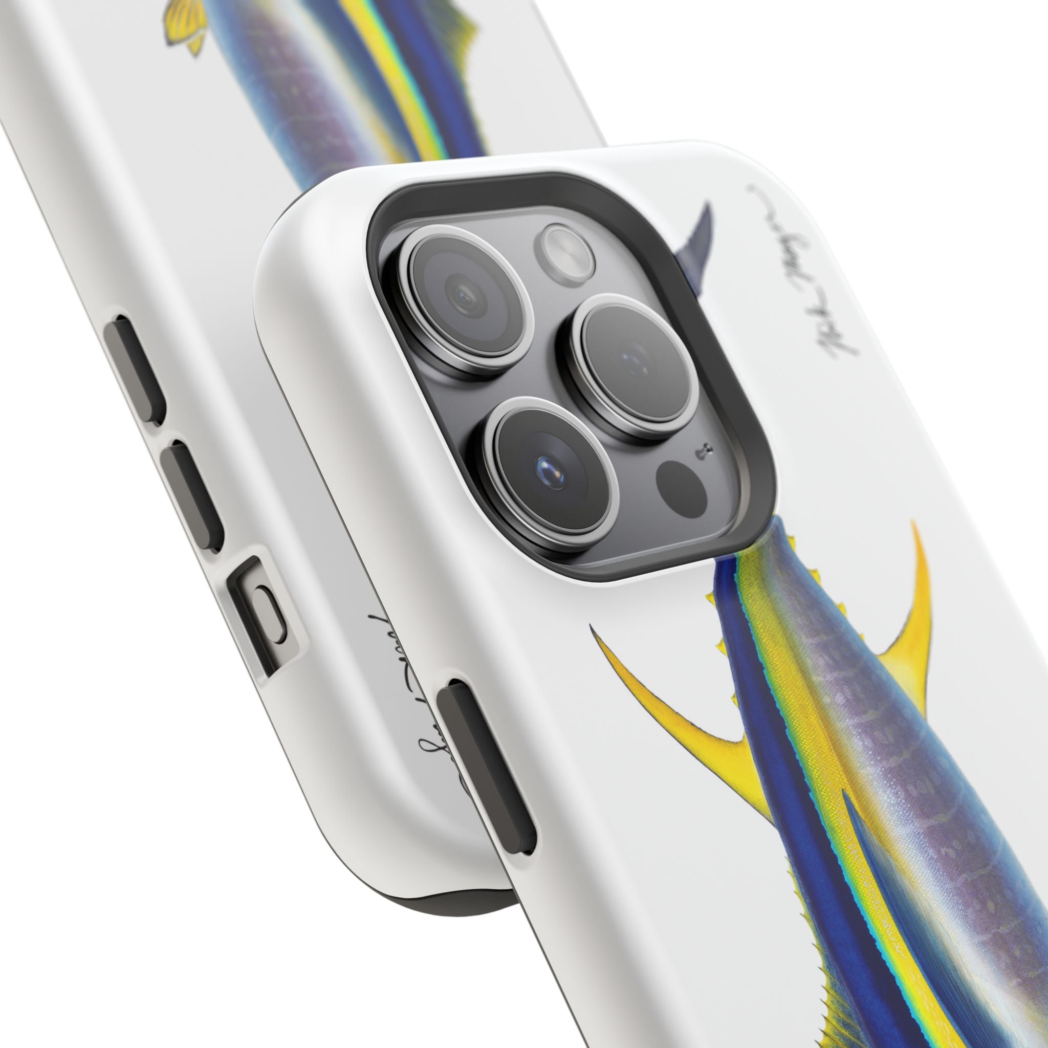Yellowfin Tuna MagSafe White iPhone Case