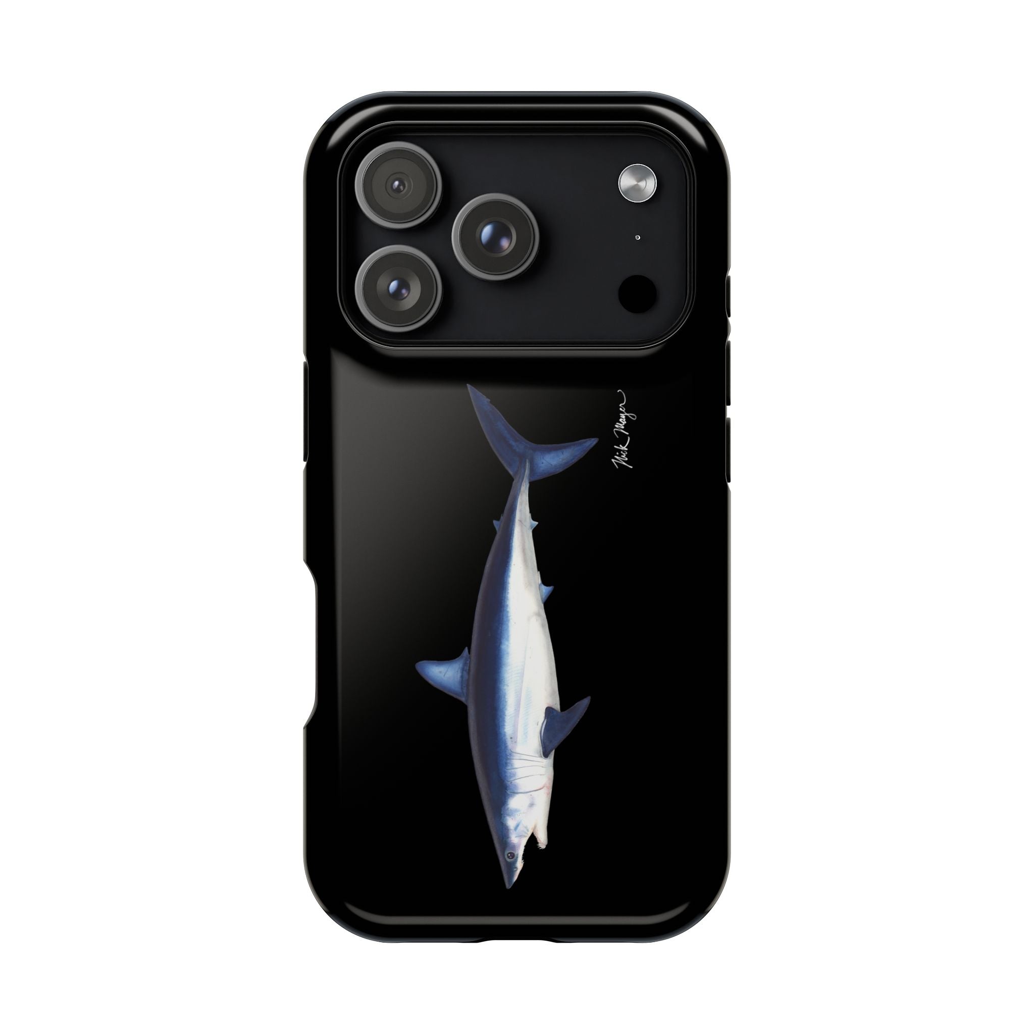 Mako Shark MagSafe Black iPhone Case