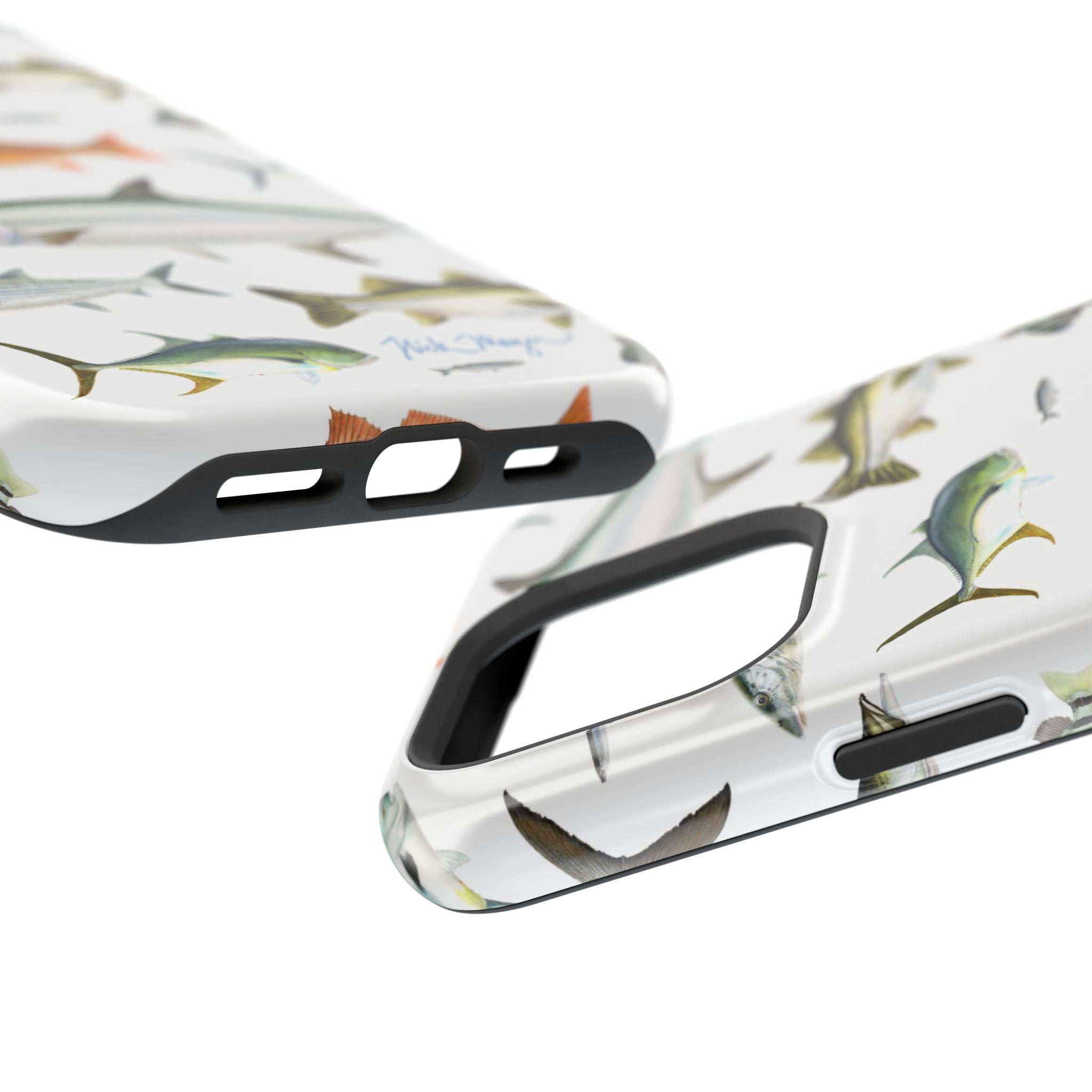Southern Fish White MagSafe iPhone Case