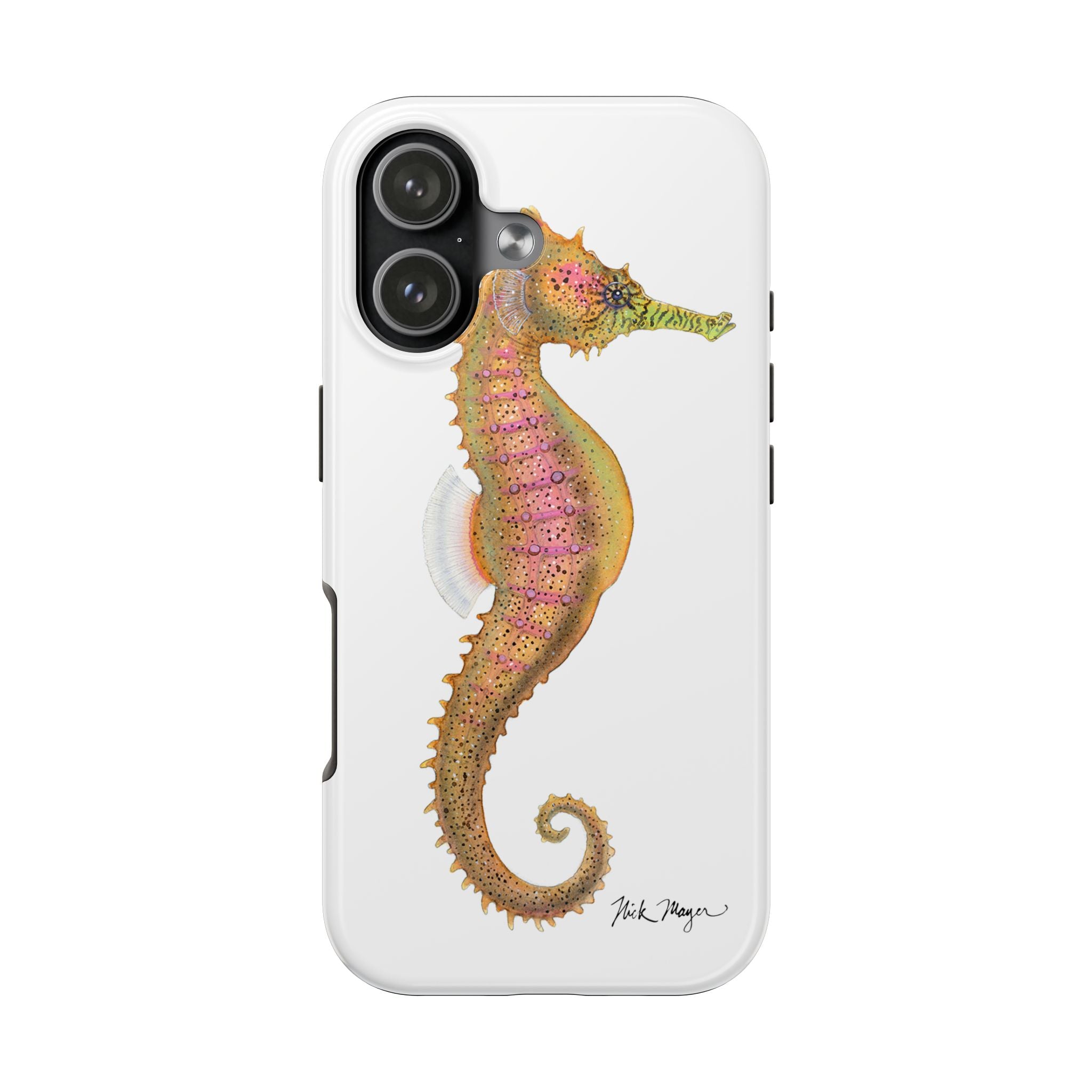 Pink Seahorse Phone Case (iPhone)