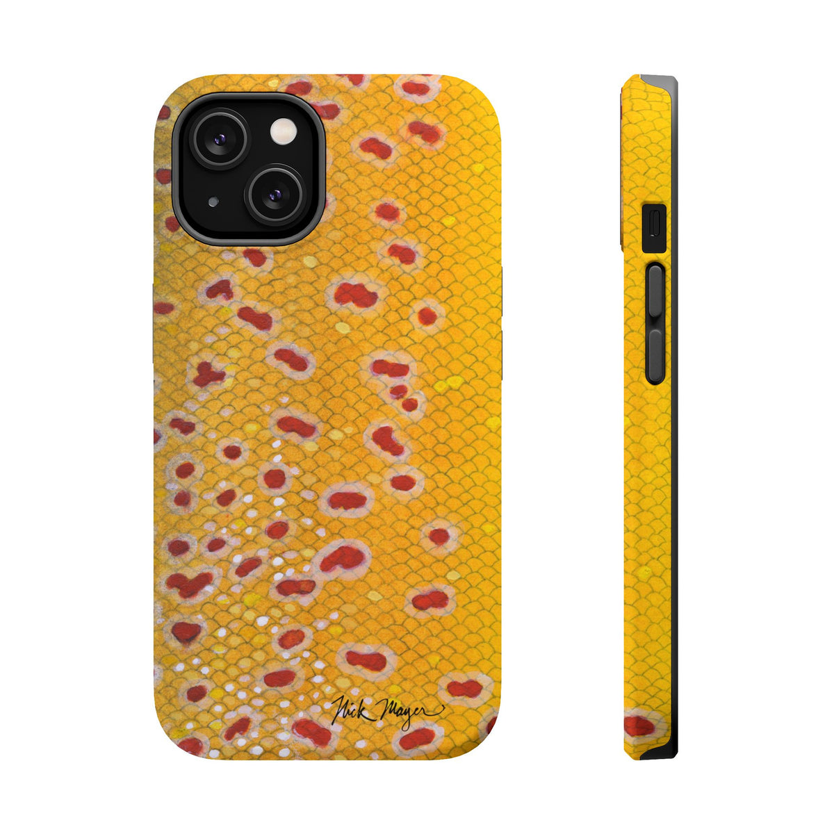 Brown Trout 3 Skin MagSafe iPhone Case Printify