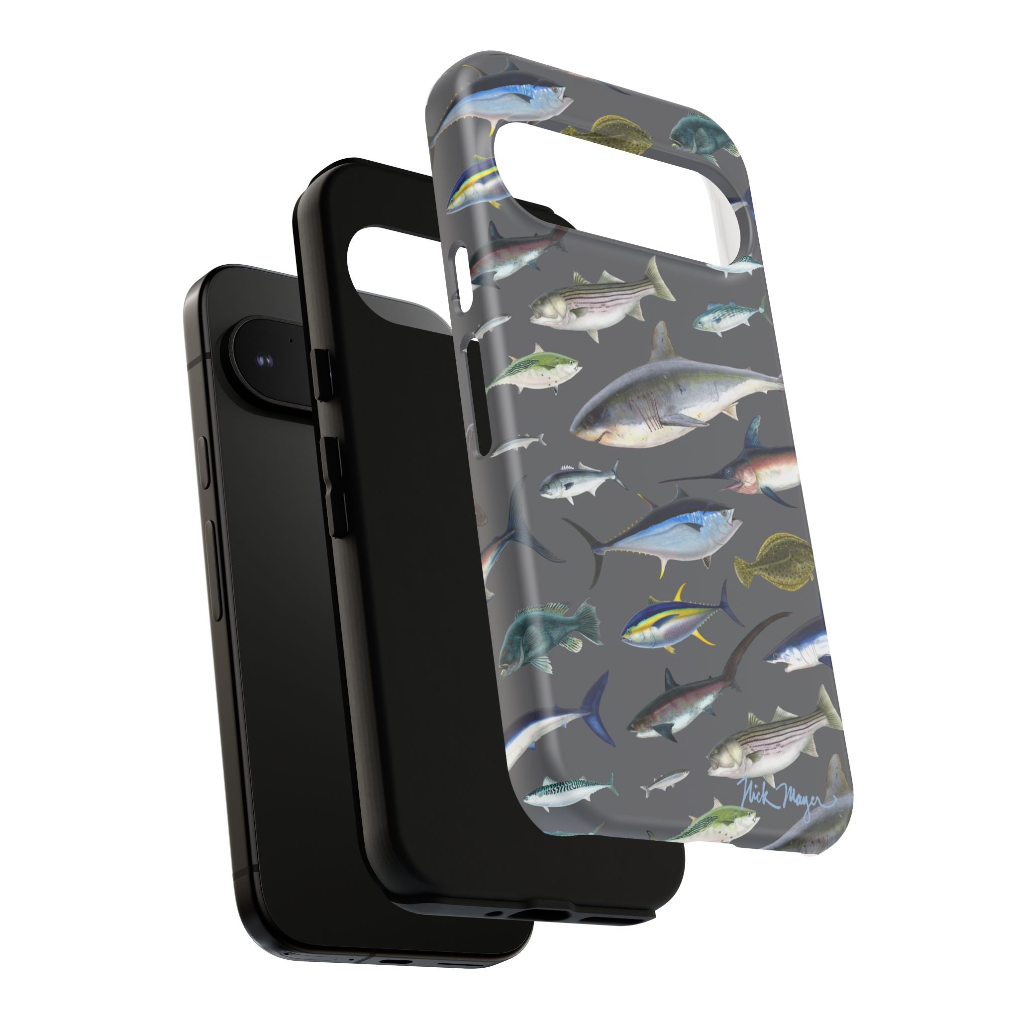 New England Offshore Fish Grey Phone Case, NEW!  (Samsung)
