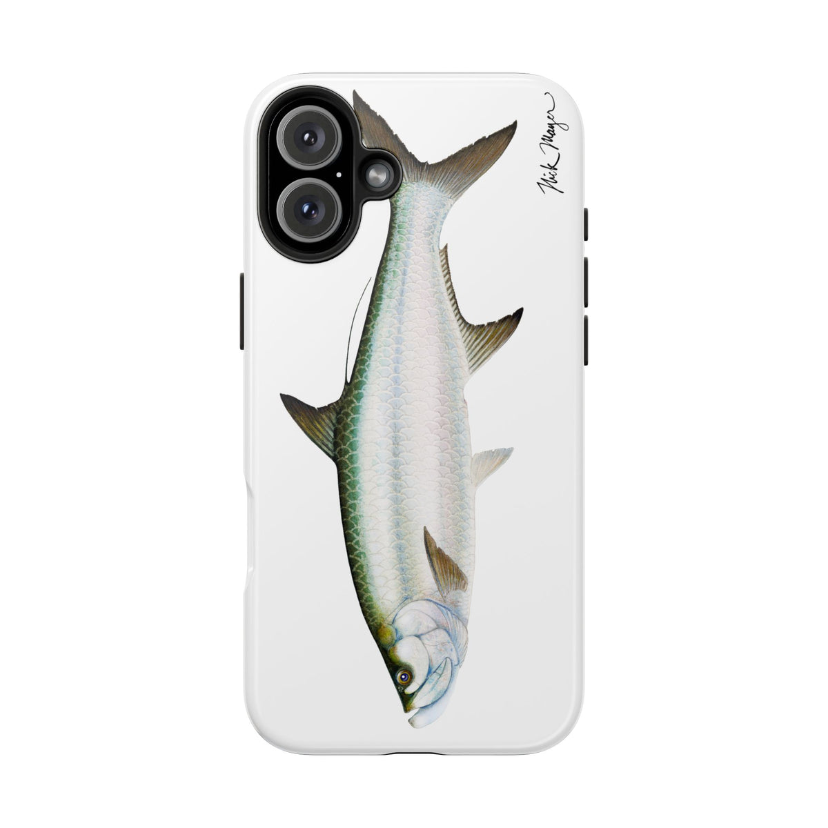 Tarpon White Phone Case (iPhone) Printify