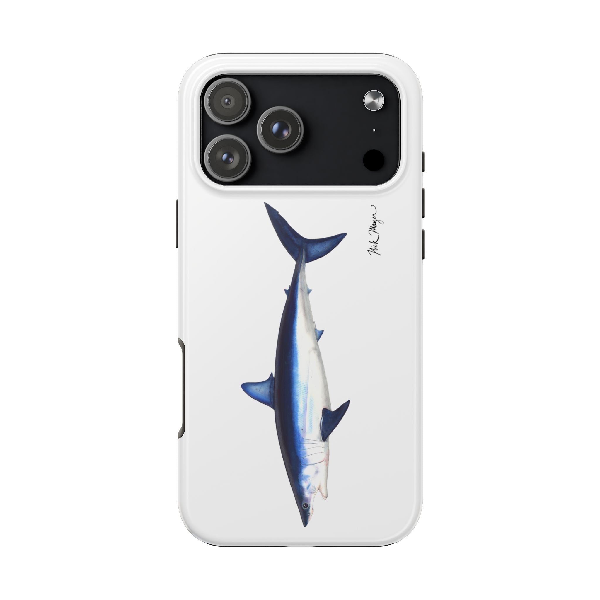 Mako Shark White Phone Case (iPhone)