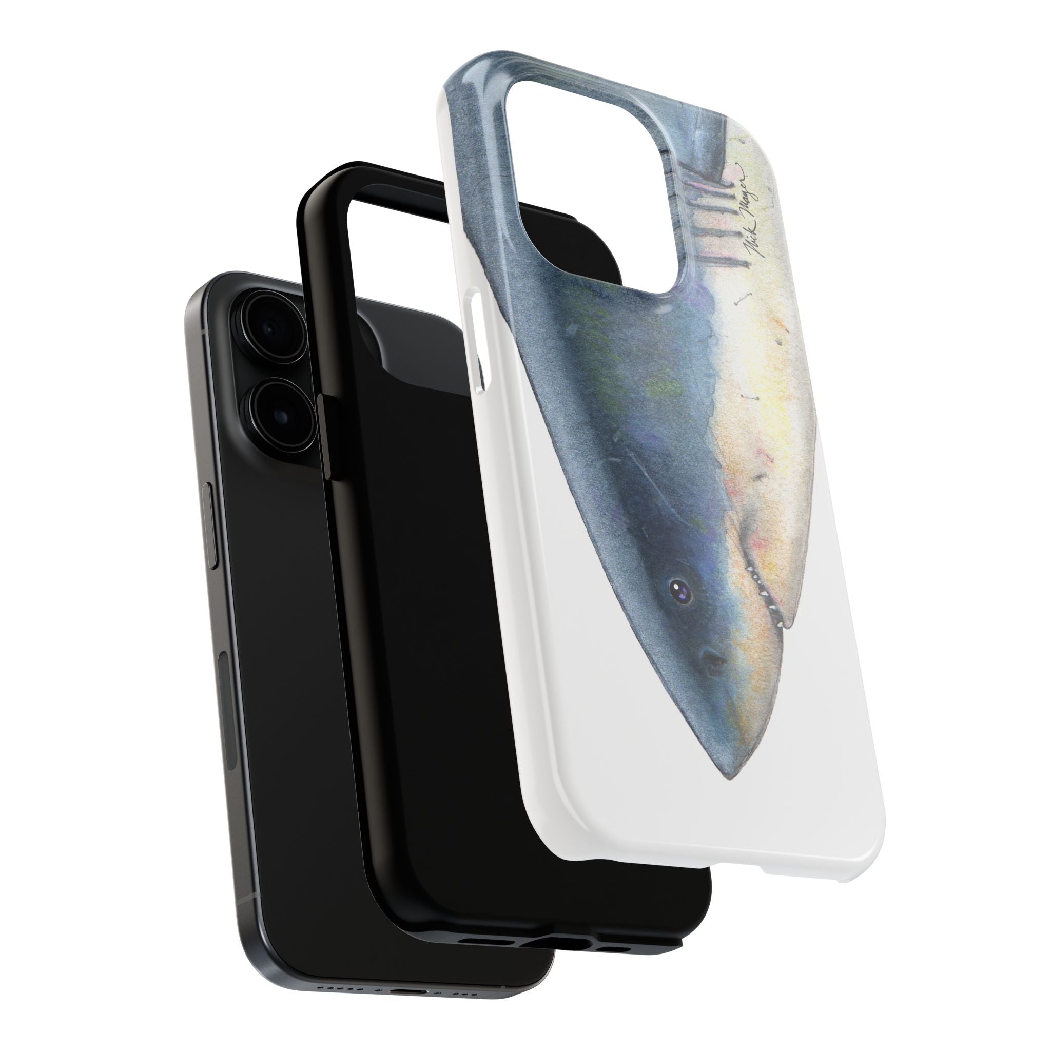 Great White Shark Face Phone Case (iPhone)