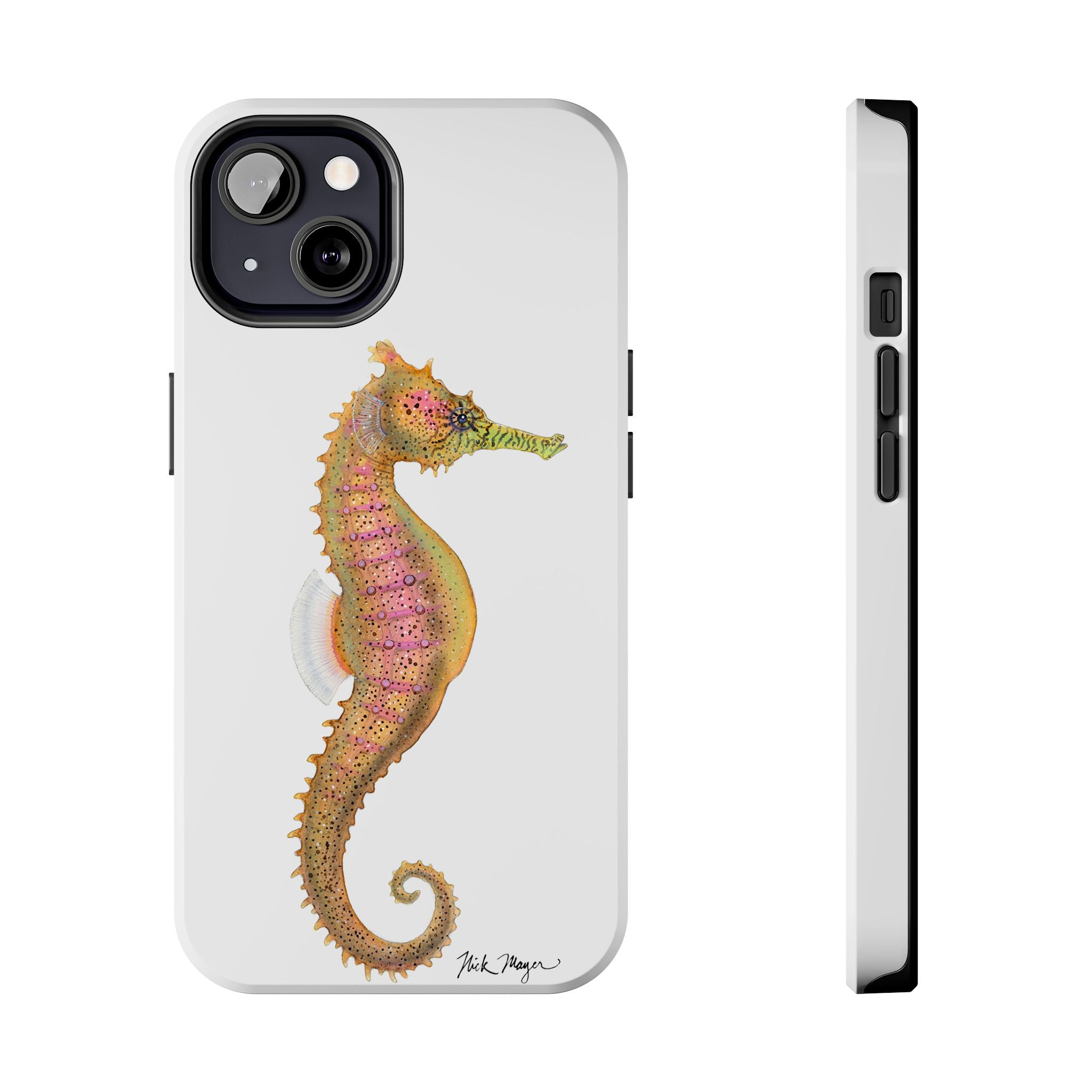 Pink Seahorse Phone Case (iPhone)